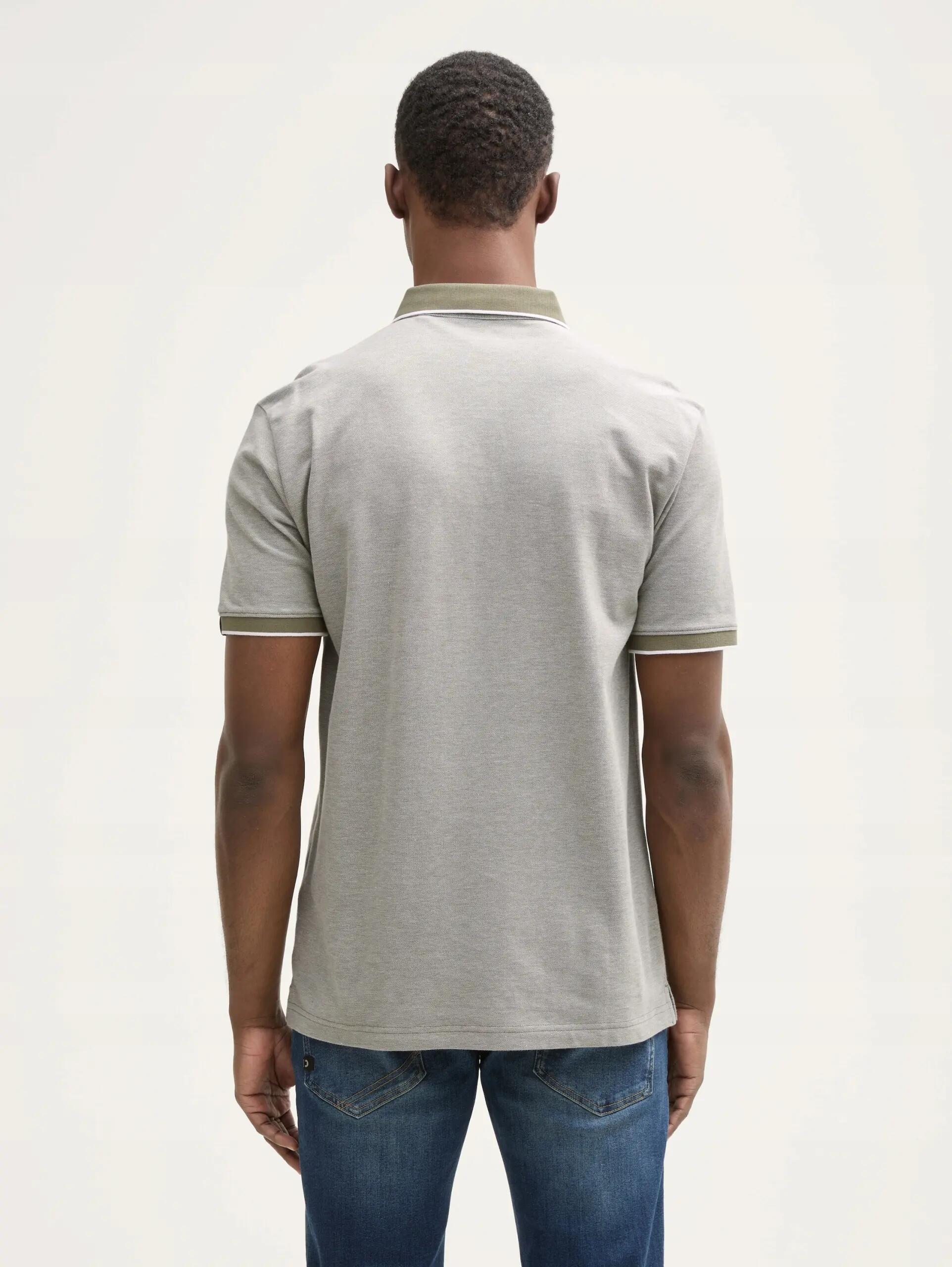 T-SHIRT KOSZULKA POLO MĘSKA Z LOGO NA RĘKAWIE TOM TAILOR 3/10