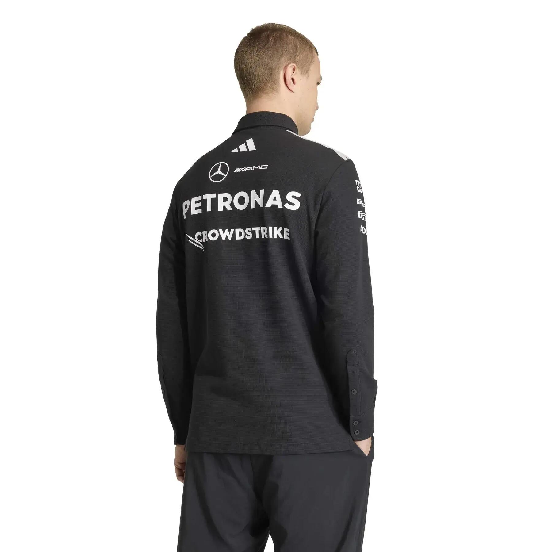 Polo manches longues coton Mercedes AMG Petronas Formula One Team Engineers 4/6
