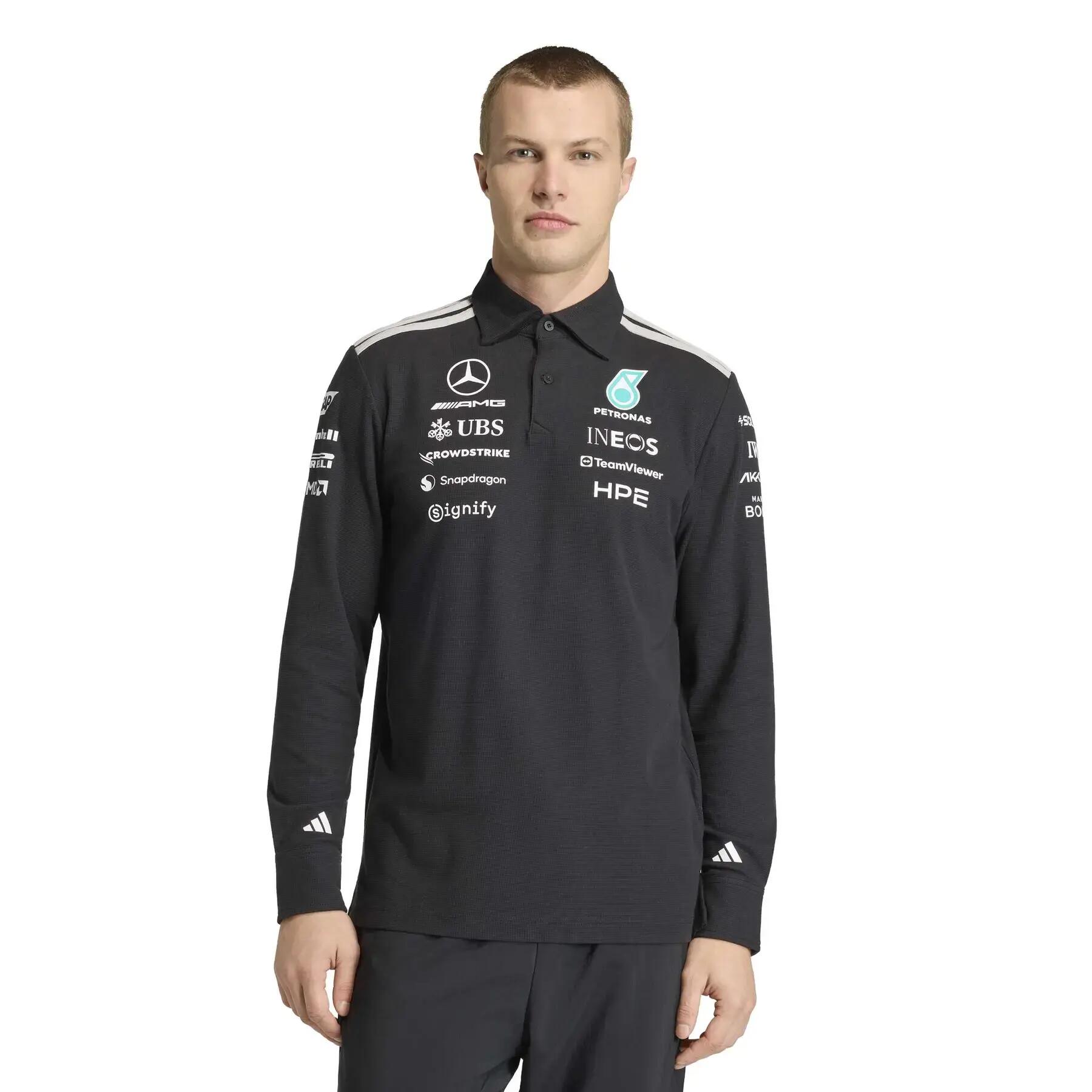 Polo manches longues coton Mercedes AMG Petronas Formula One Team Engineers 2/6