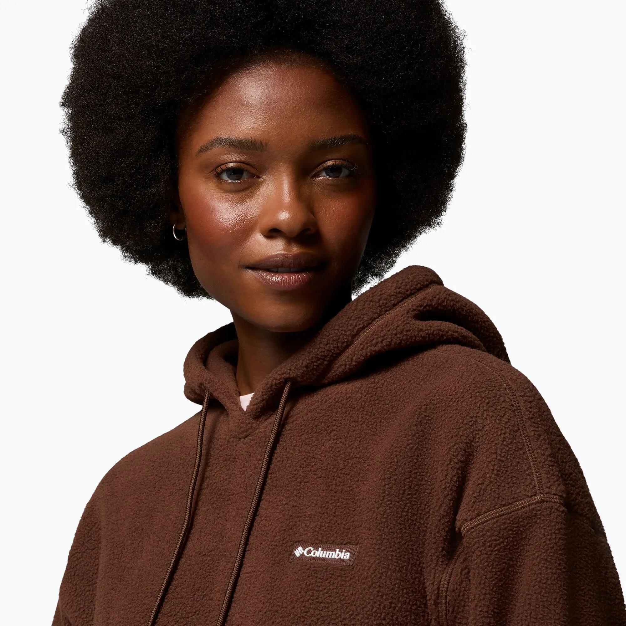női polár pulóver Columbia Timber Meadow MTR Fleece Hoodie 6/7