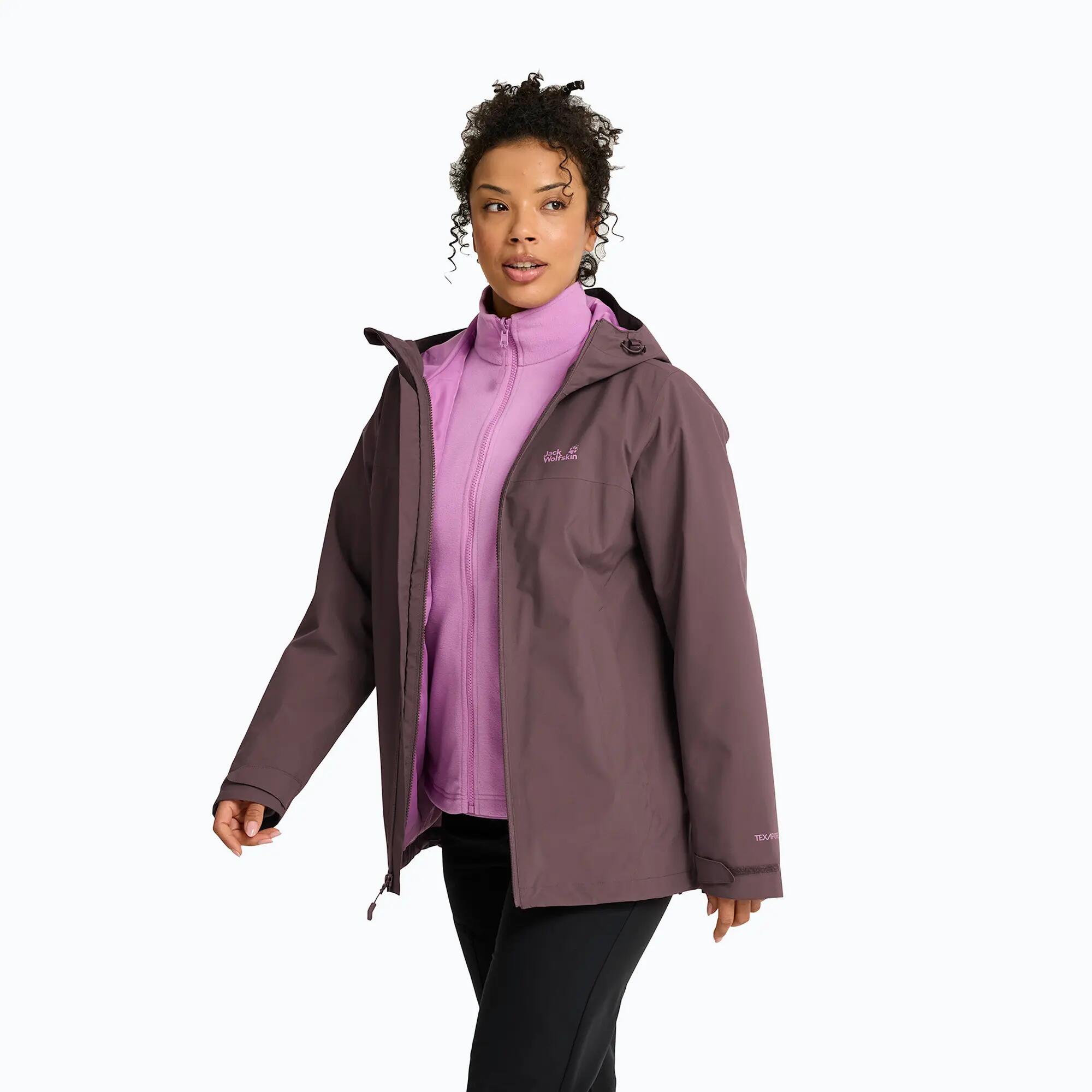 Casaco feminino 3 em 1 Jack Wolfskin Moonrise 2 3IN1 4/7