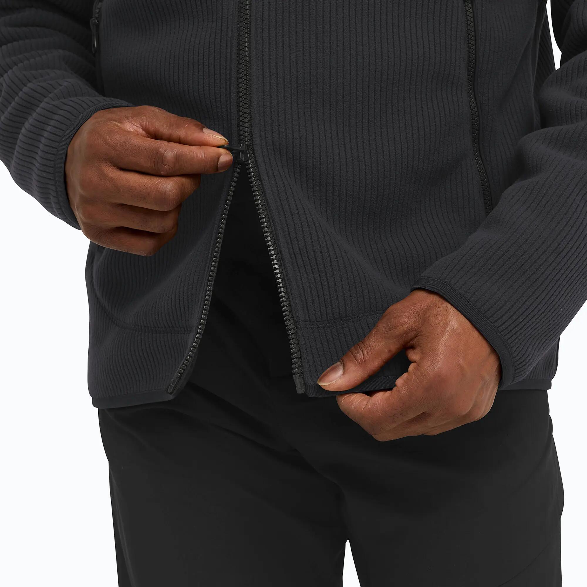 Camisola de trekking masculina Jack Wolfskin Lake Ridge Hooded 6/7