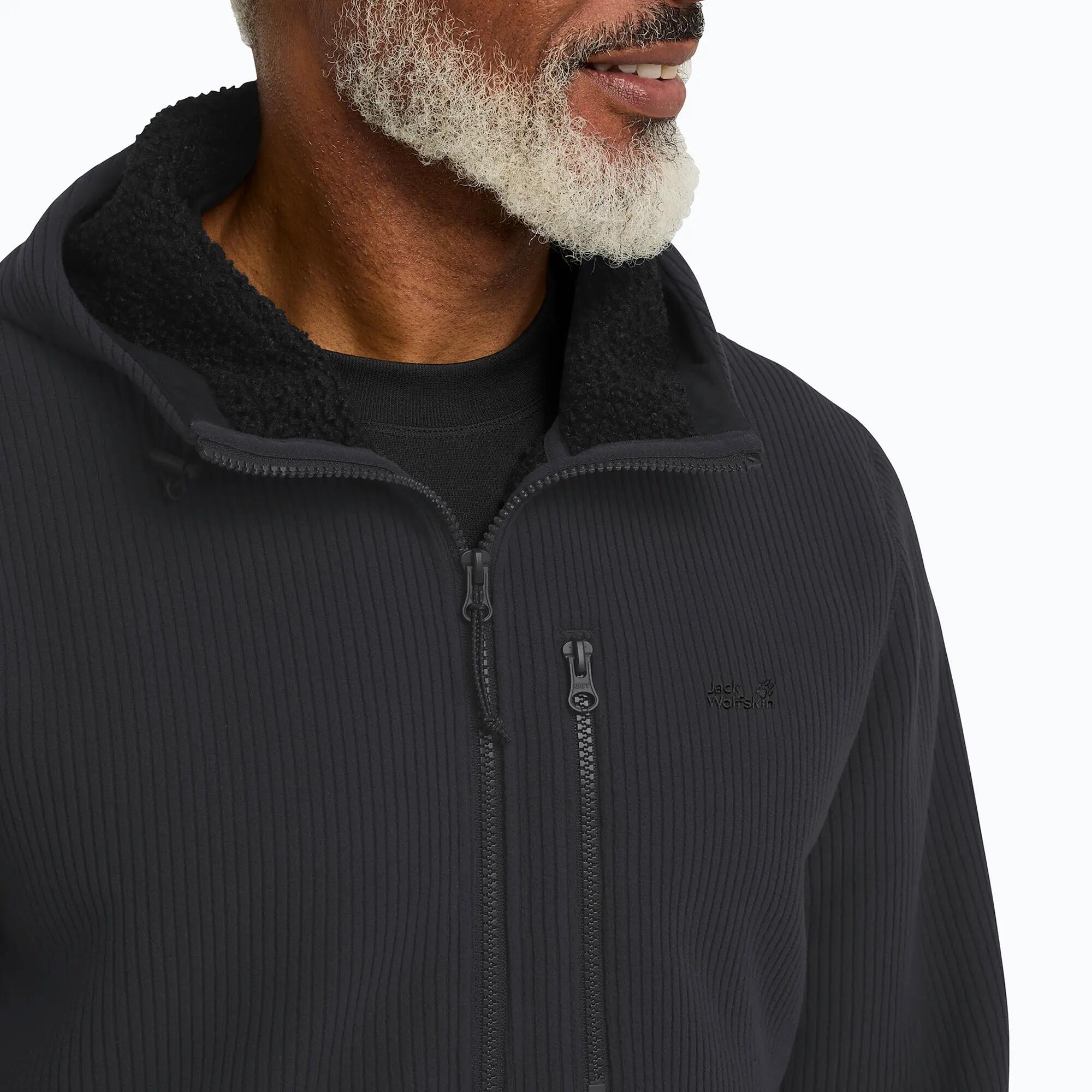 Camisola de trekking masculina Jack Wolfskin Lake Ridge Hooded 5/7