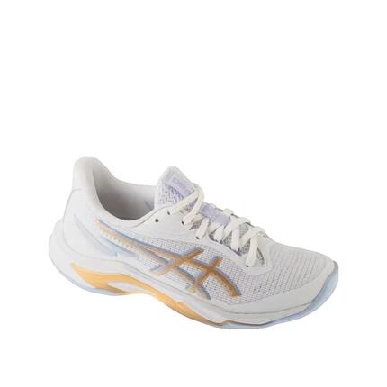Chaussures de volley-ball Asics Netburner Ballistic FF 4 Blanc champagne