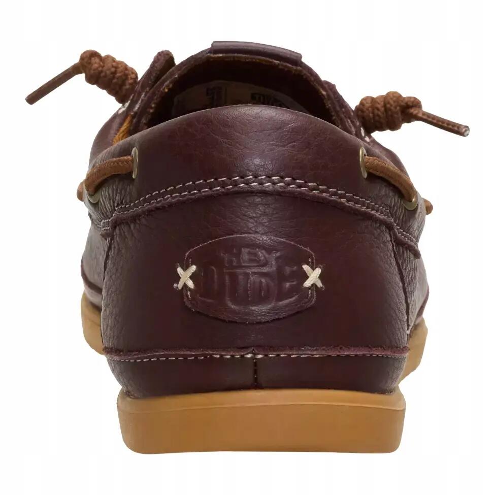 HeyDude Męskie Mokasyny Harbor Lo Craft Leather 5/6