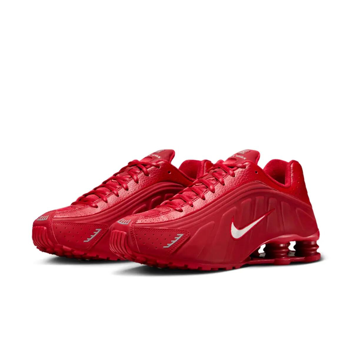 Nike Shox R4 Red White 4/6