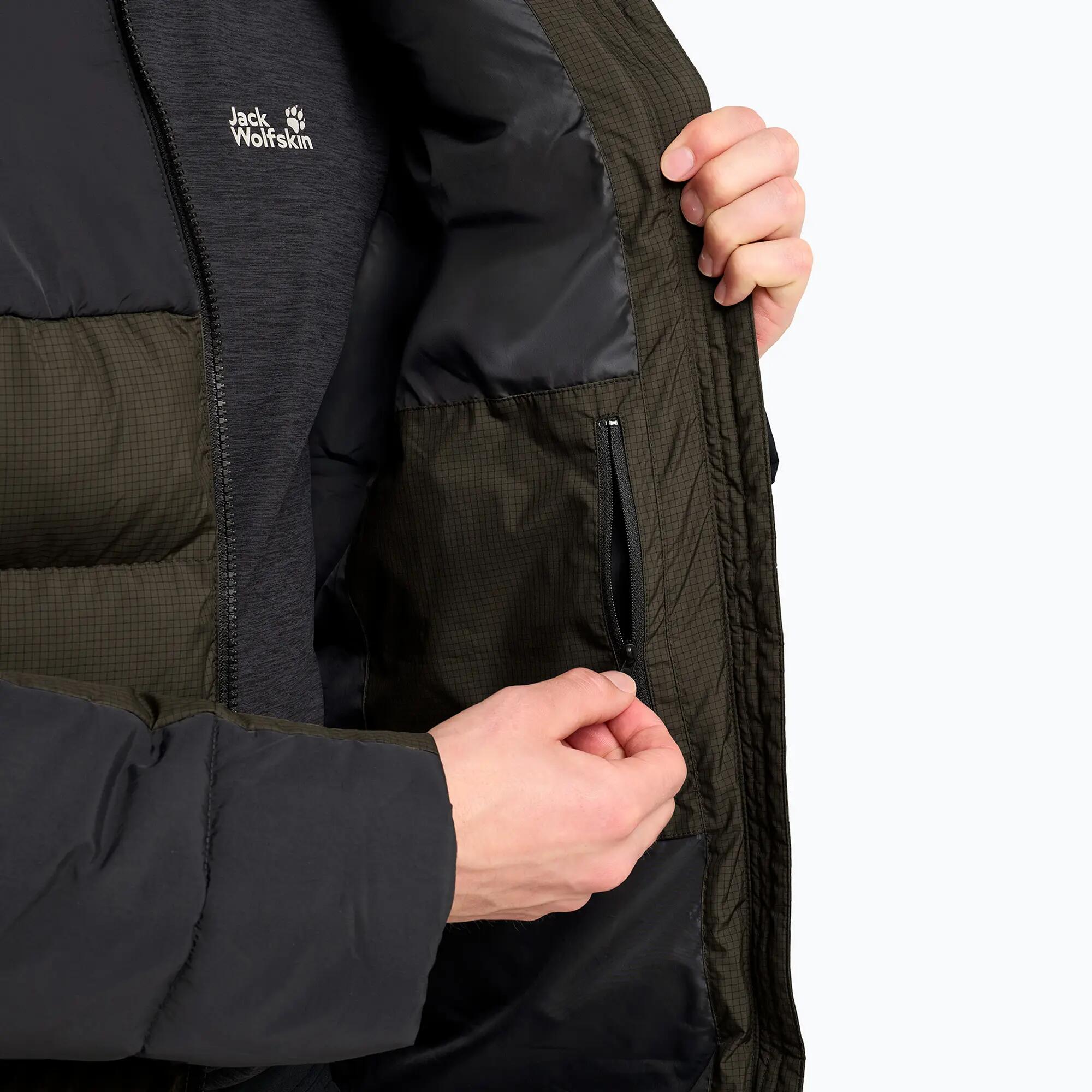 Herren-Isolationsjacke Jack Wolfskin Icy Hollow Hooded 5/7