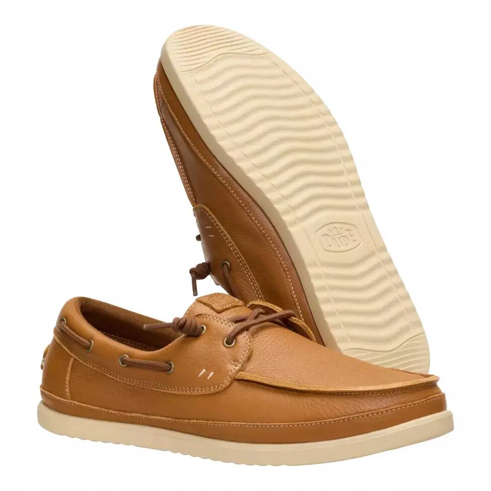 HeyDude Męskie Mokasyny Harbor Lo Craft Leather 3/6