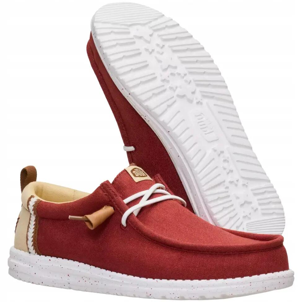 HeyDude Męskie Mokasyny Wally Summer Linen 3/6