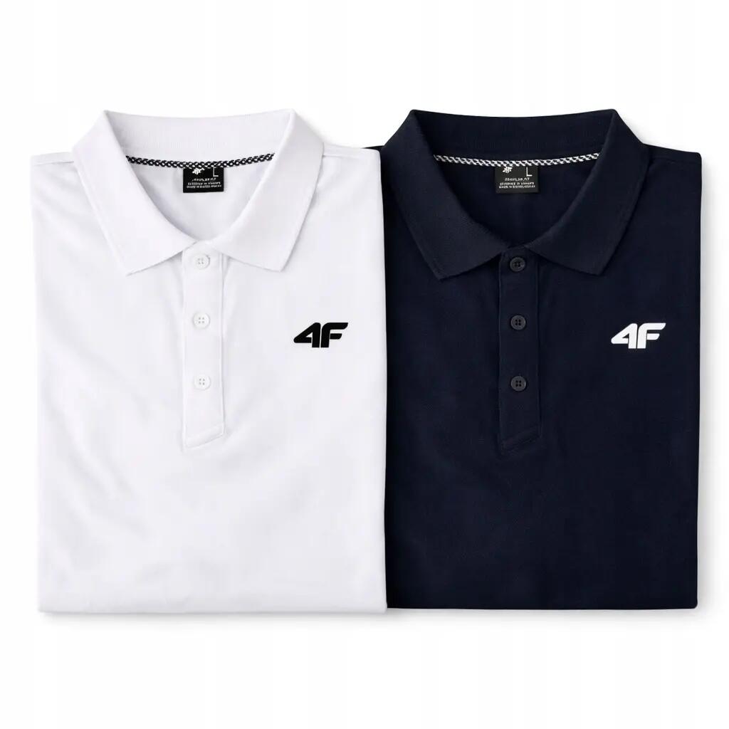 KOSZULKA POLO MĘSKA 4F T-SHIRT KOMPLET ZESTAW 2 SZTUKI 1/7