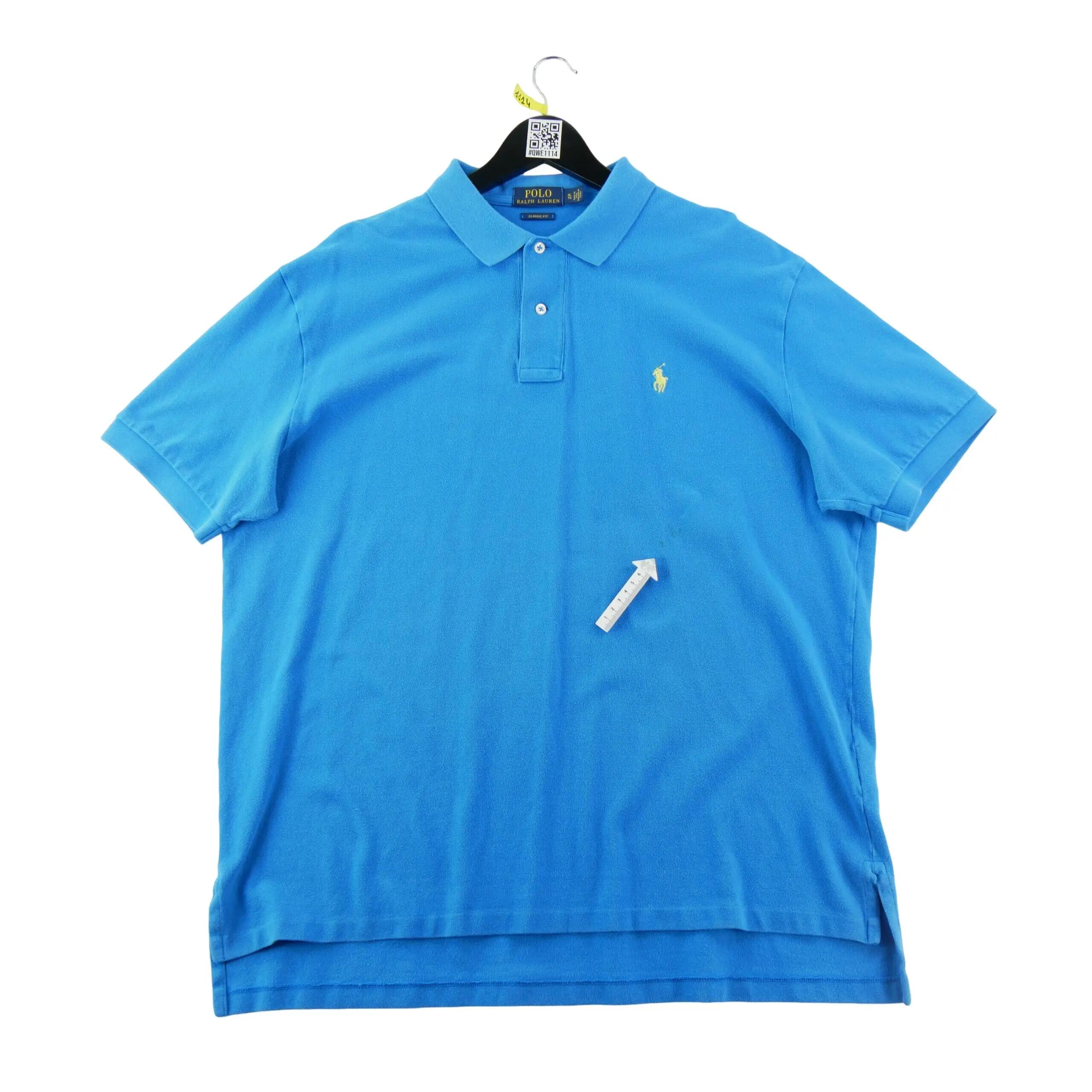 Refurbished - Kurzärmeliges Herren-Polo Blau - In gutem Zustand 4/8