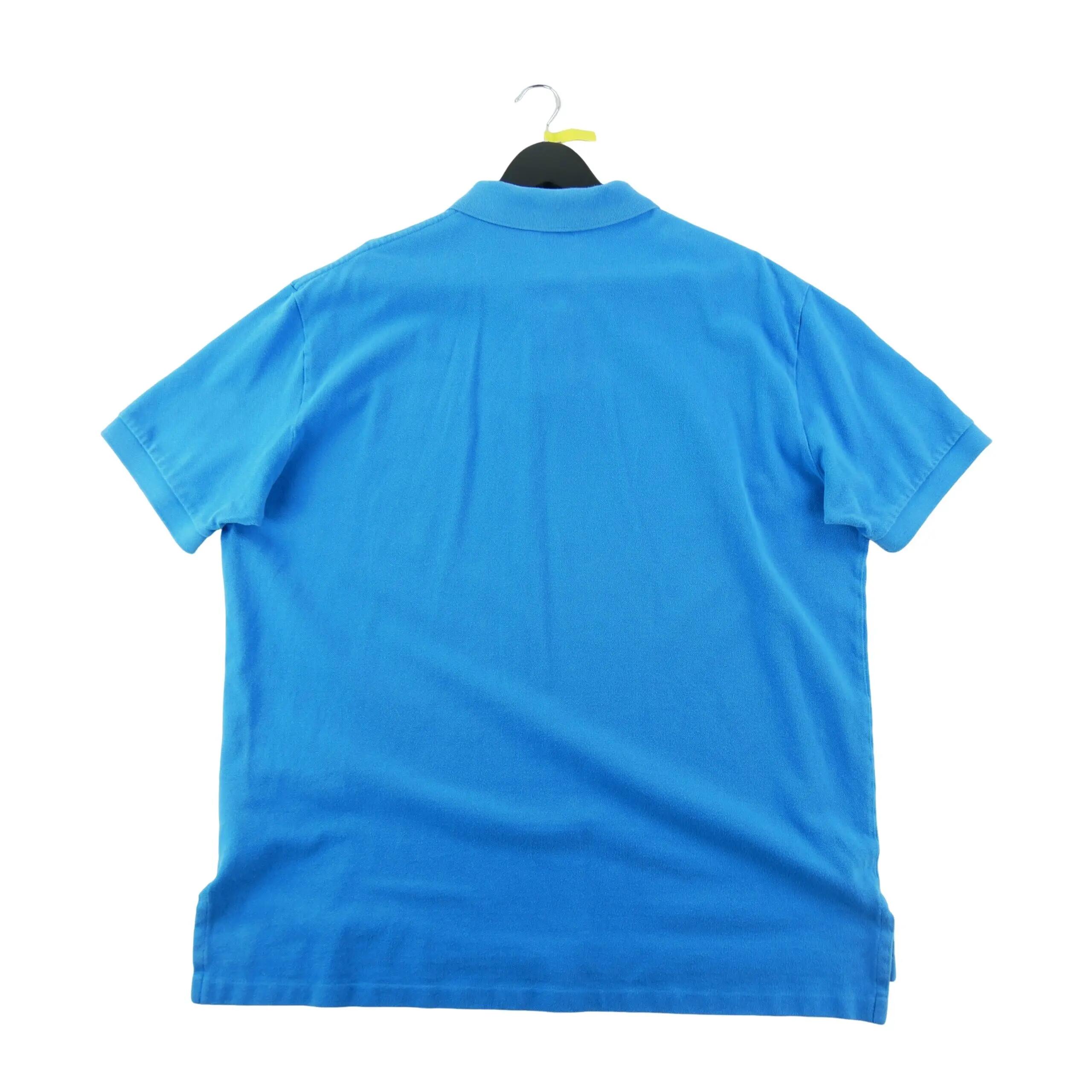 Refurbished - Kurzärmeliges Herren-Polo Blau - In gutem Zustand 2/8