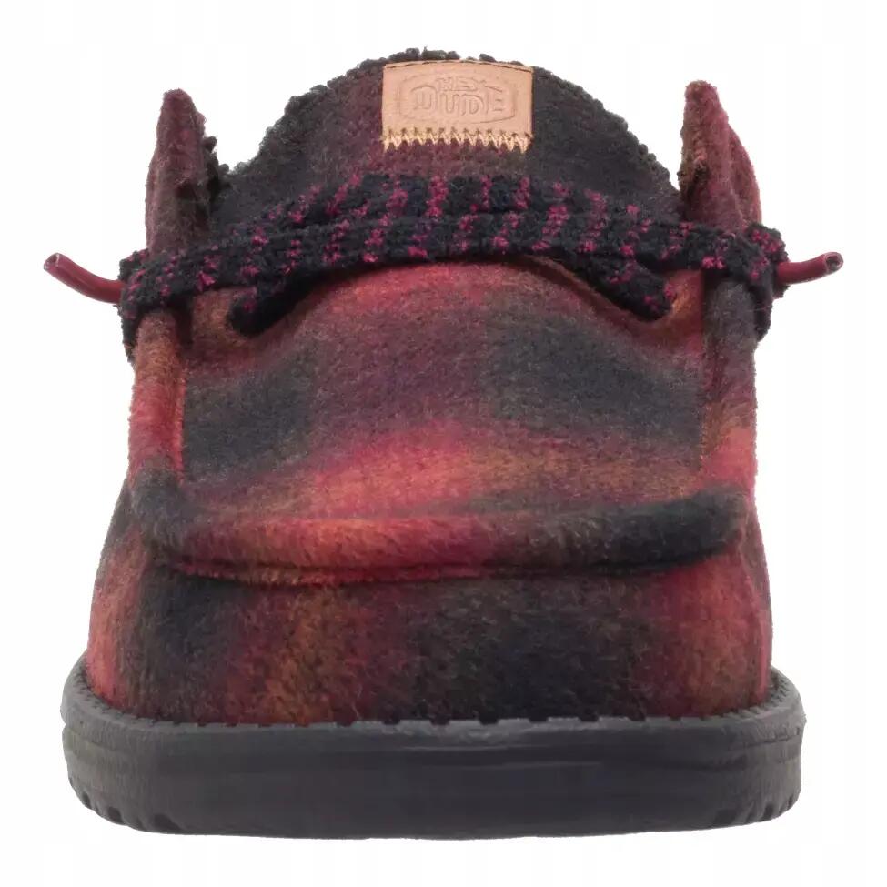 HeyDude Męskie Mokasyny Wally Slip Plaid 4/6