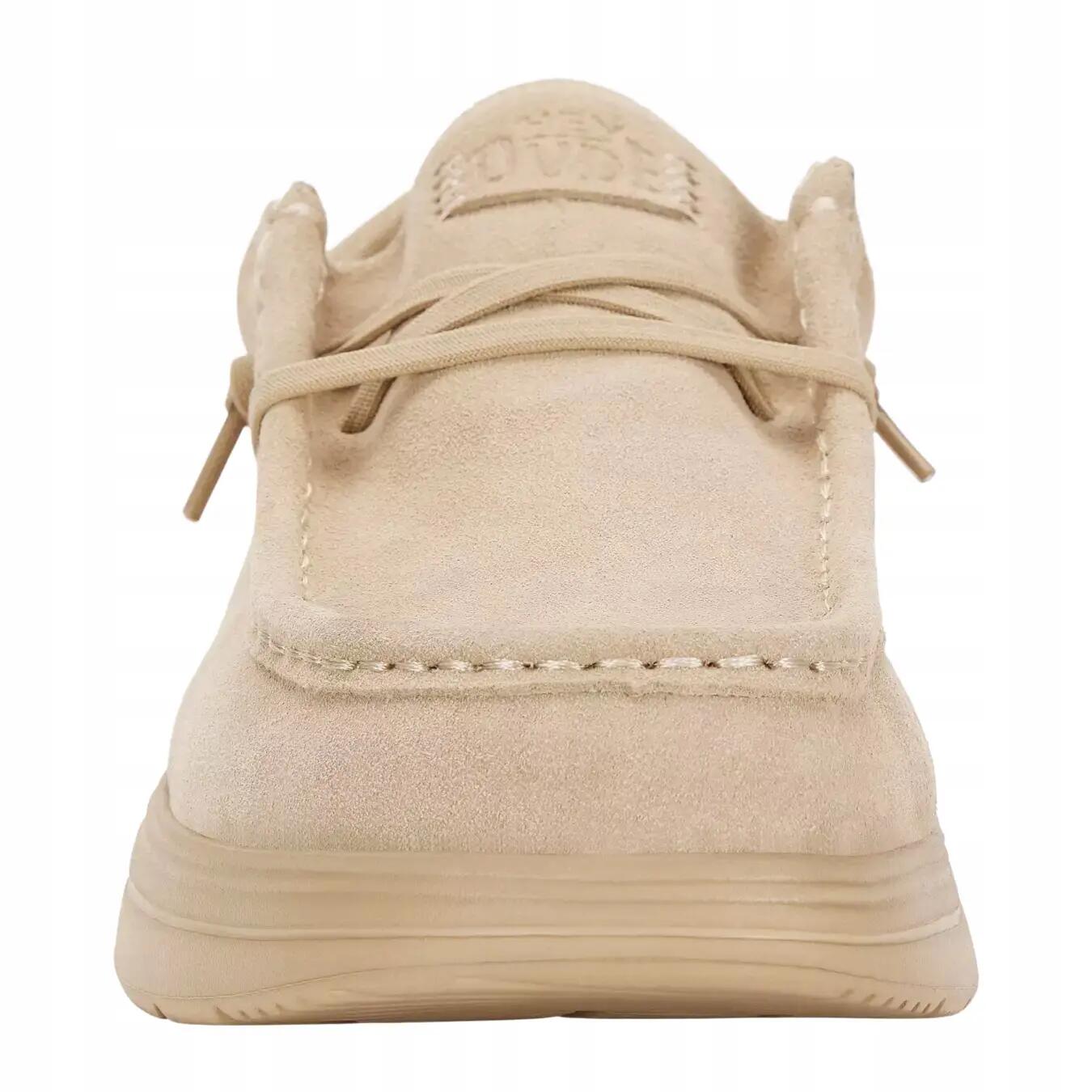 HeyDude Męskie Buty Mokasyny Wsuwane Zamszowe Wally Comf Suede 43 4/4