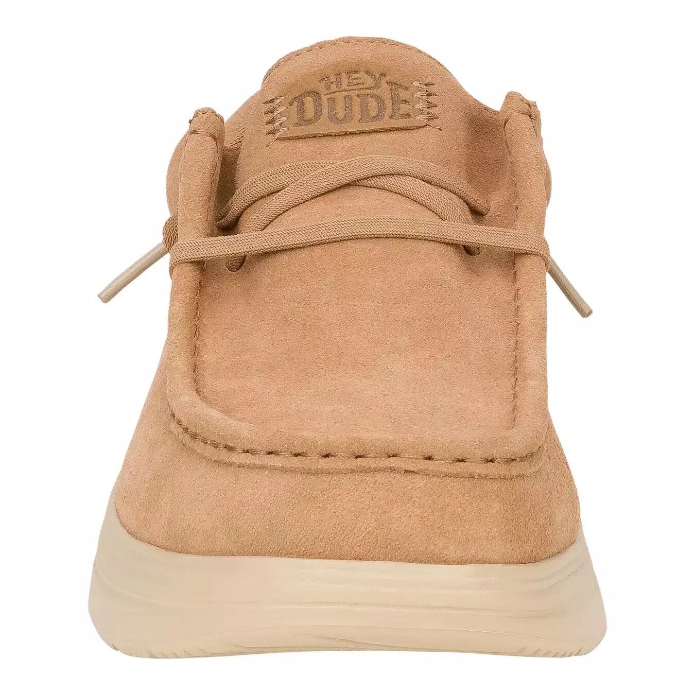 HeyDude Męskie Buty Mokasyny Wsuwane Zamszowe Wally Comf Suede 47 4/4