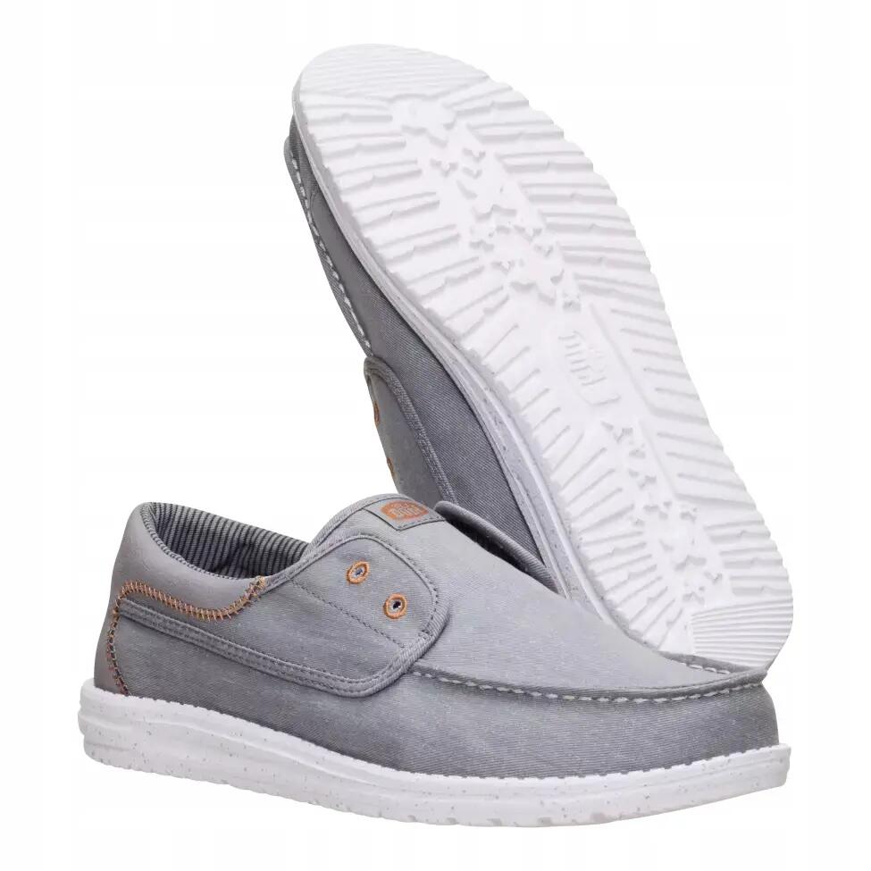HeyDude Męskie Mokasyny Wally Cru Stretch Canvas 3/6