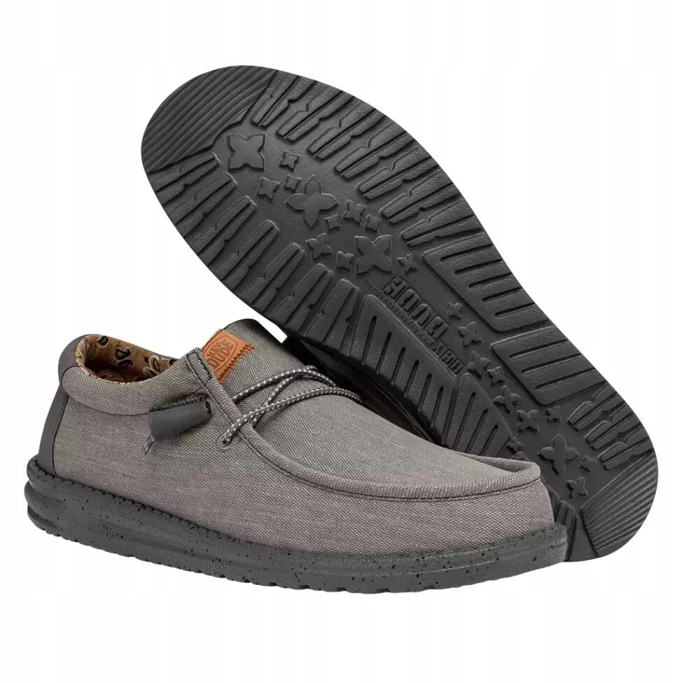 HeyDude Męskie Mokasyny Wally Washed Canvas 2/5