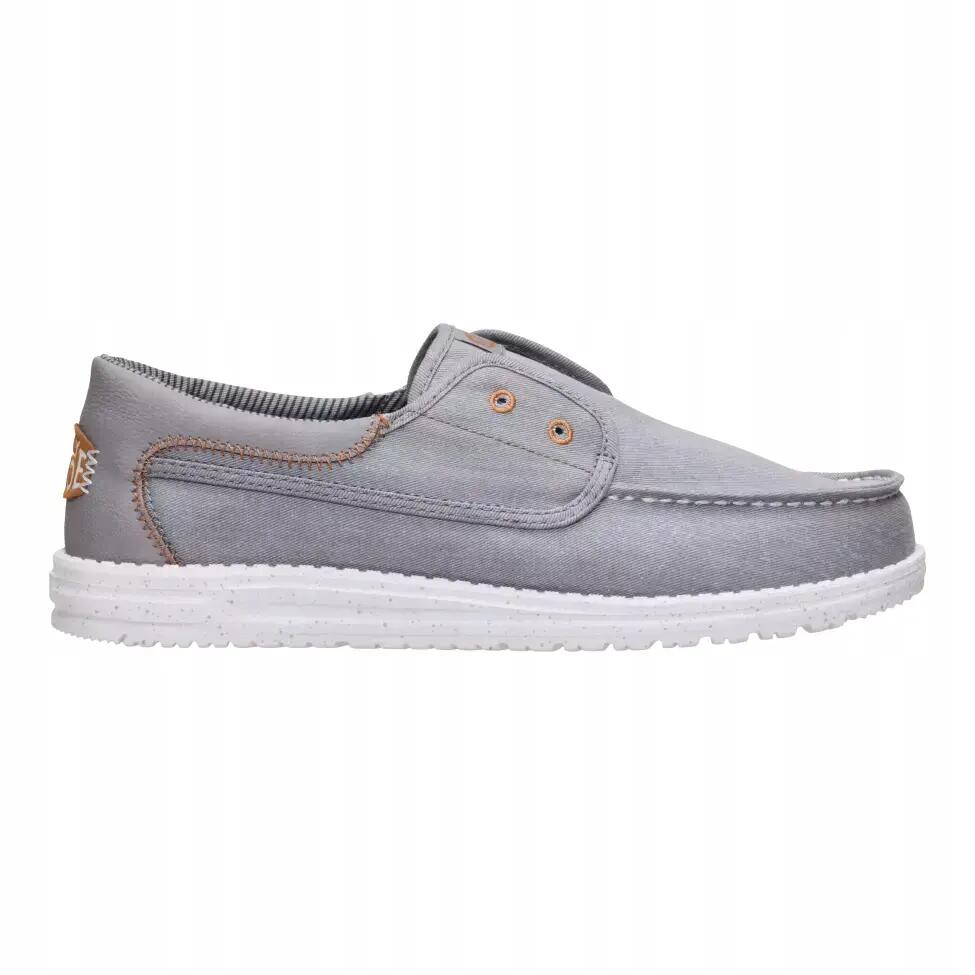 HeyDude Męskie Mokasyny Wally Cru Stretch Canvas 2/6
