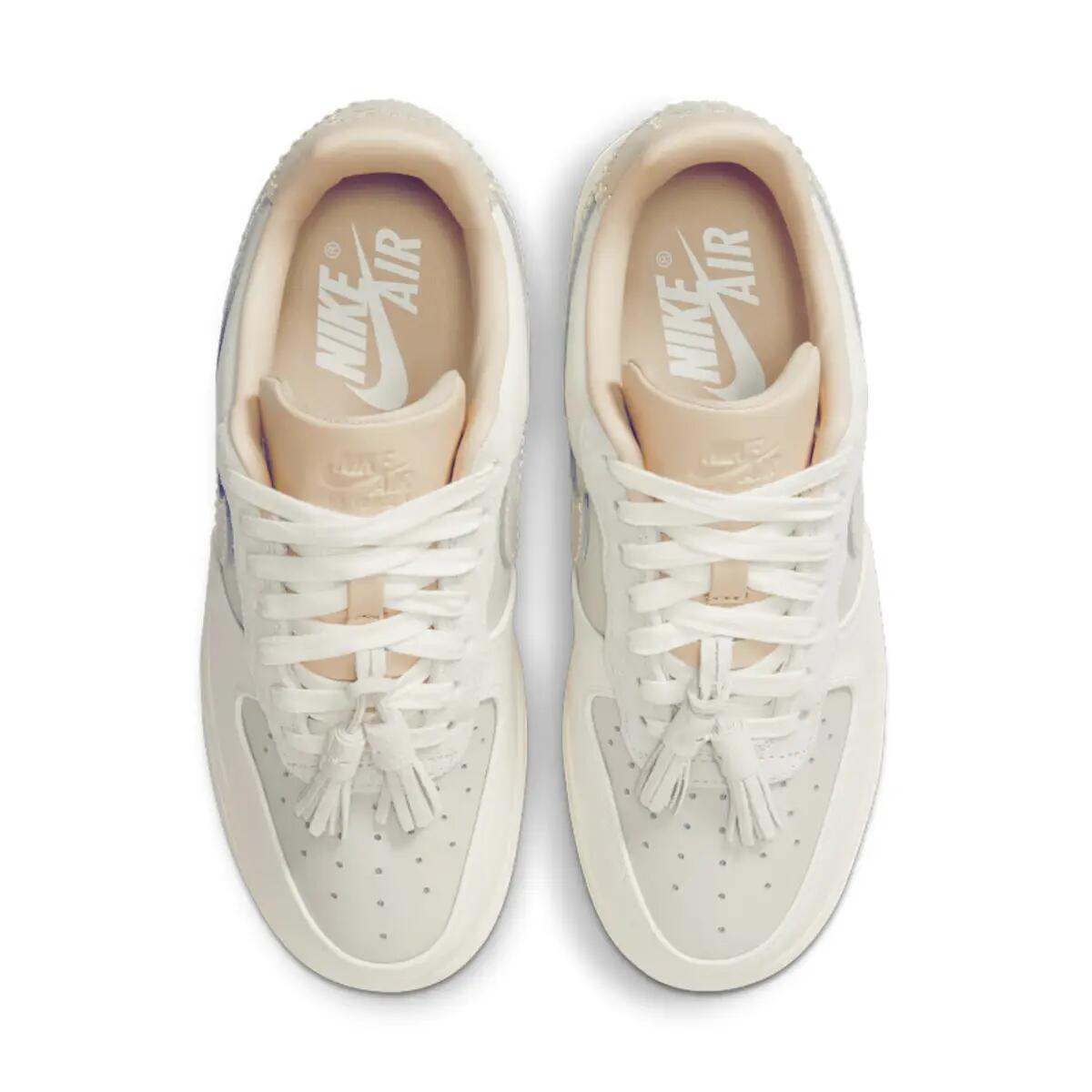 Nike Air Force 1 Low '07 Light Bone Suede Tassels (Women's) 5/6
