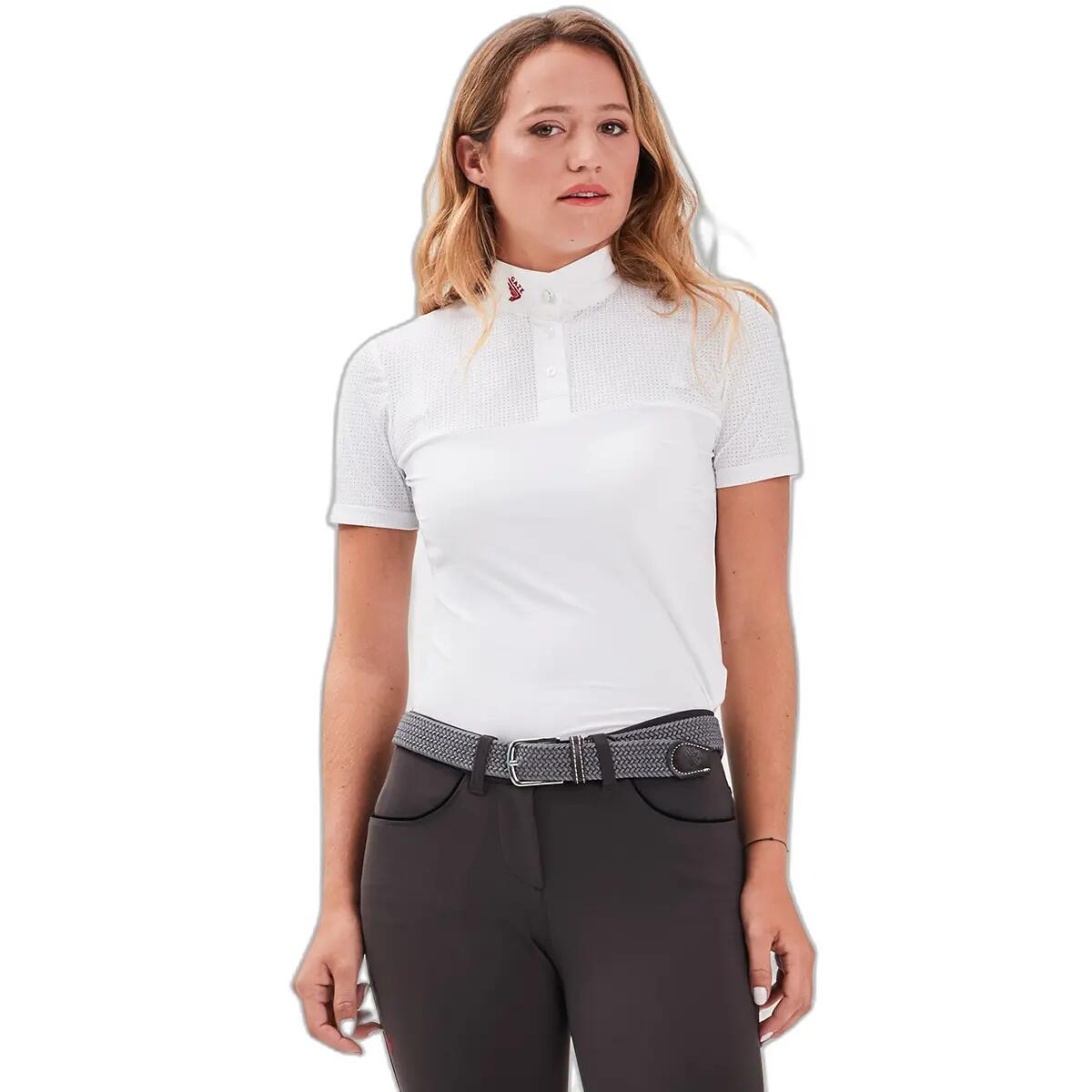 Chemise d'équitation concours femme Gaze Jaezy 2/4