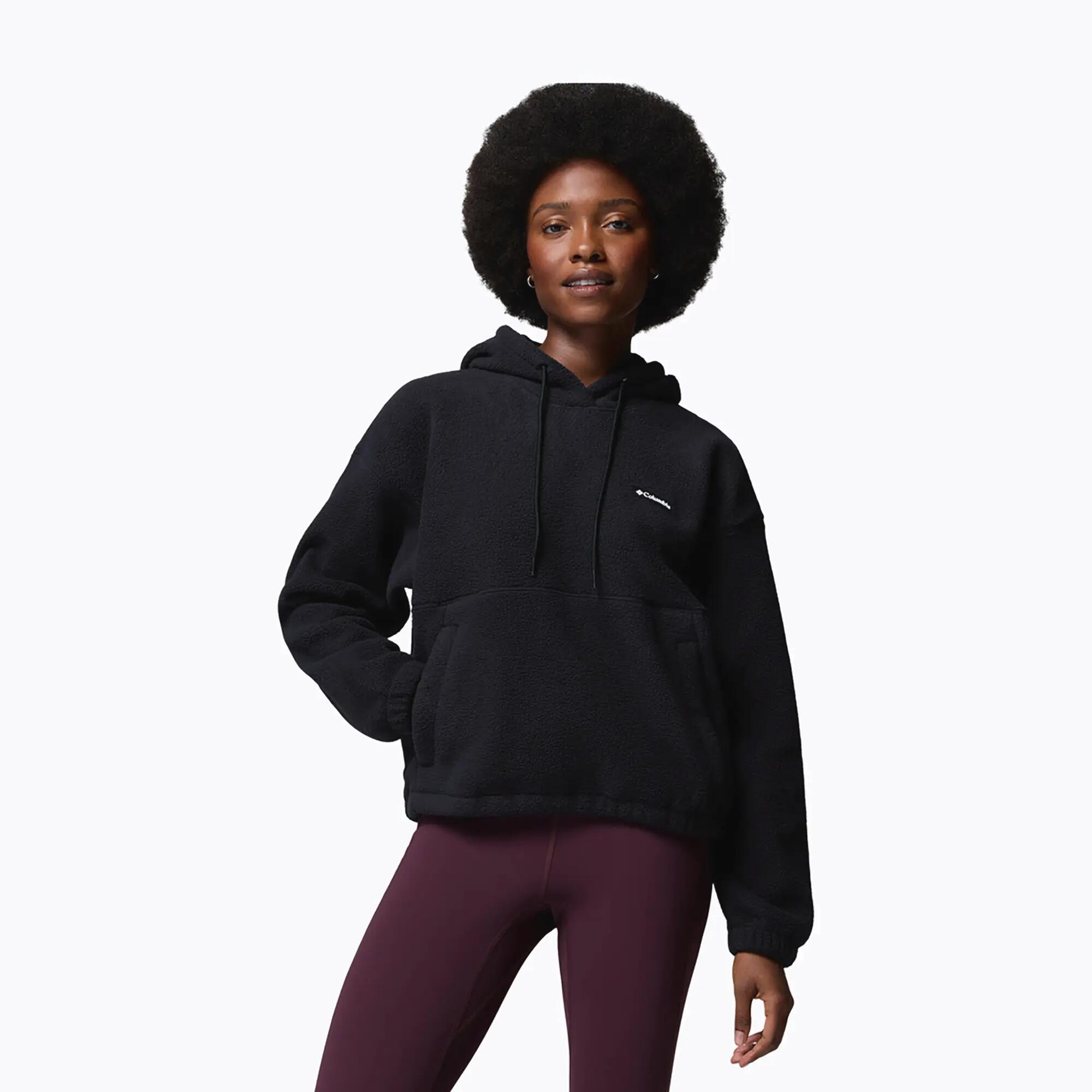 női polár pulóver Columbia Timber Meadow MTR Fleece Hoodie 1/7