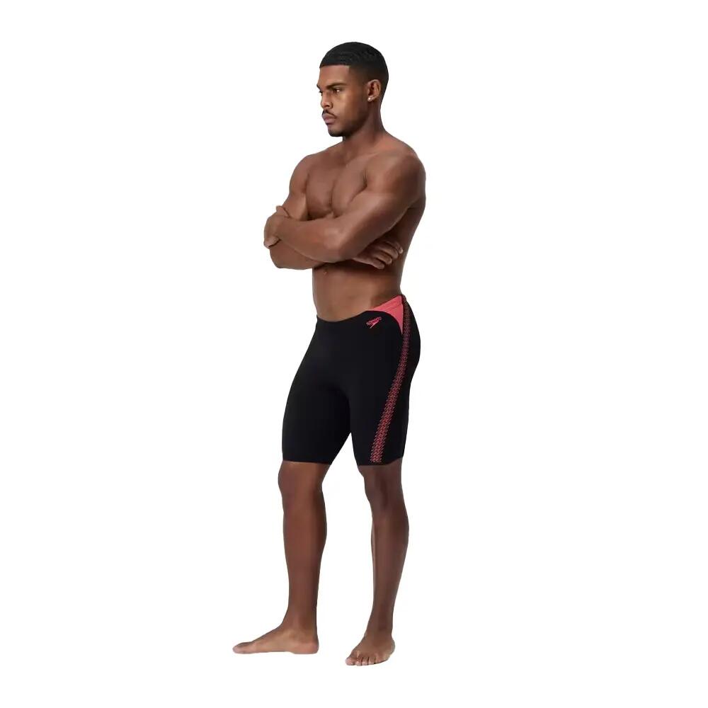 "Hyperboom Placement" JammerShorts für Herren Schwarz/Pink 7/7