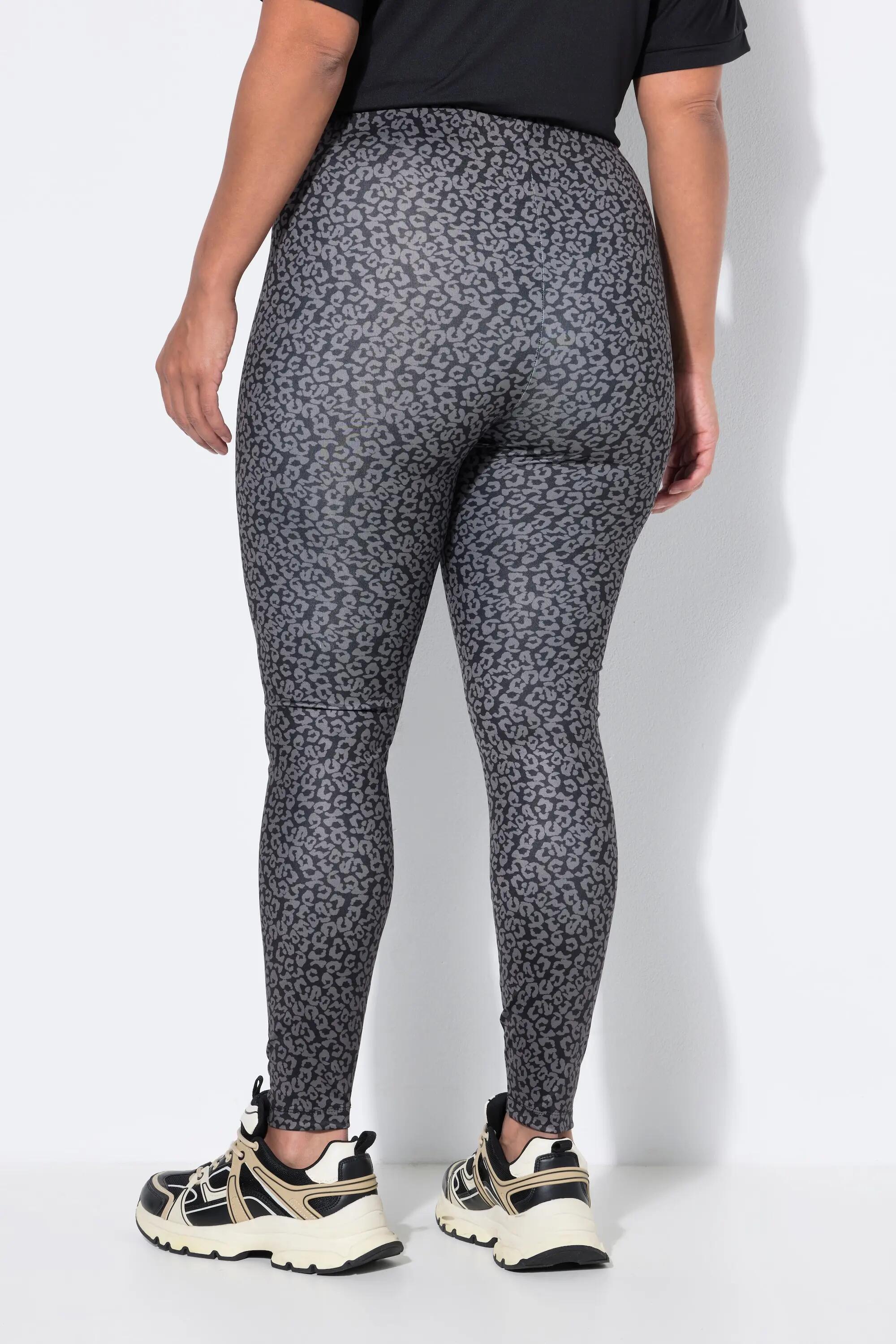 Damen Leggings bedruckt Slim Elastikbund 8/13