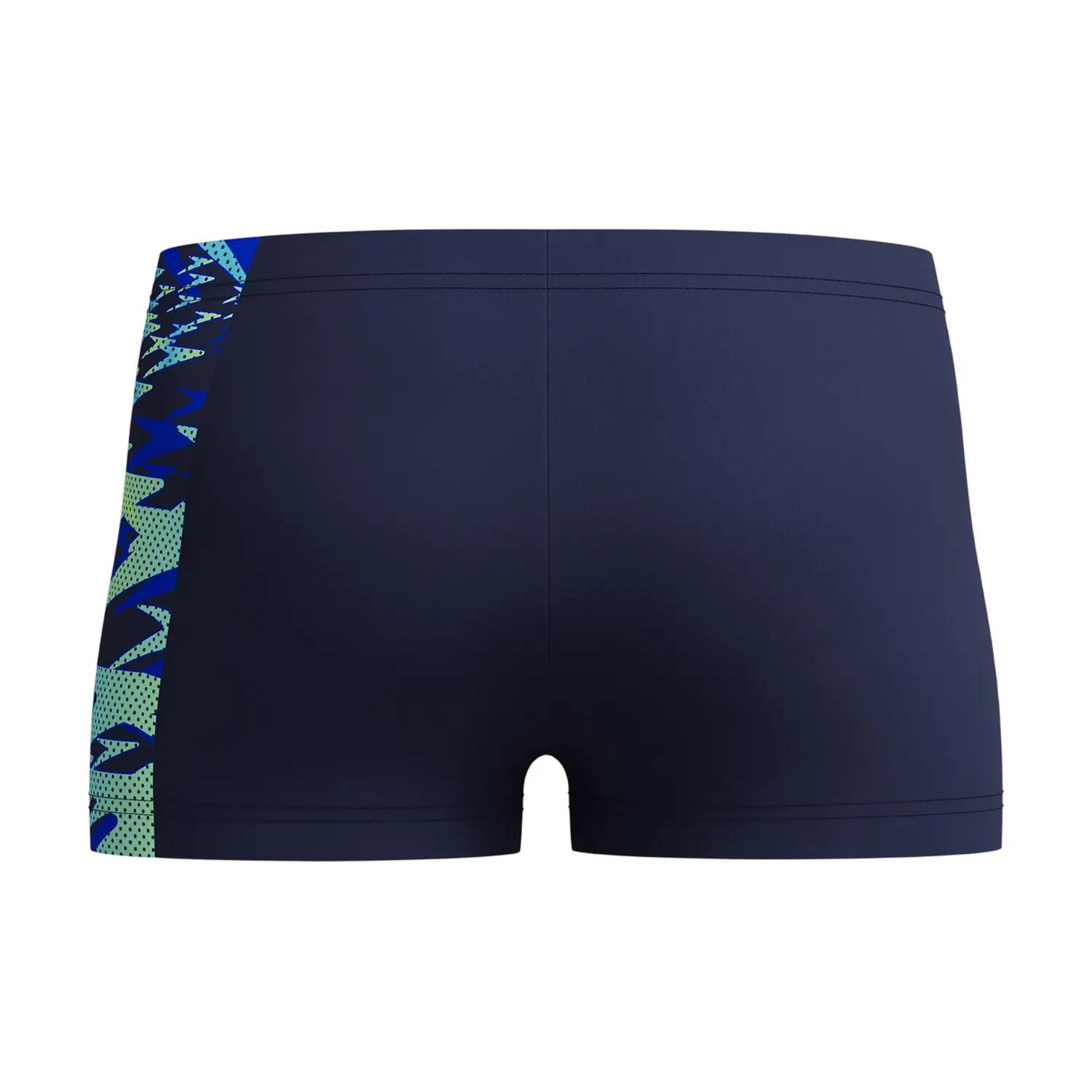 Short De Bain Motif/style Épissage HYPERBOOM Garçon (Bleu Marine) 2/3