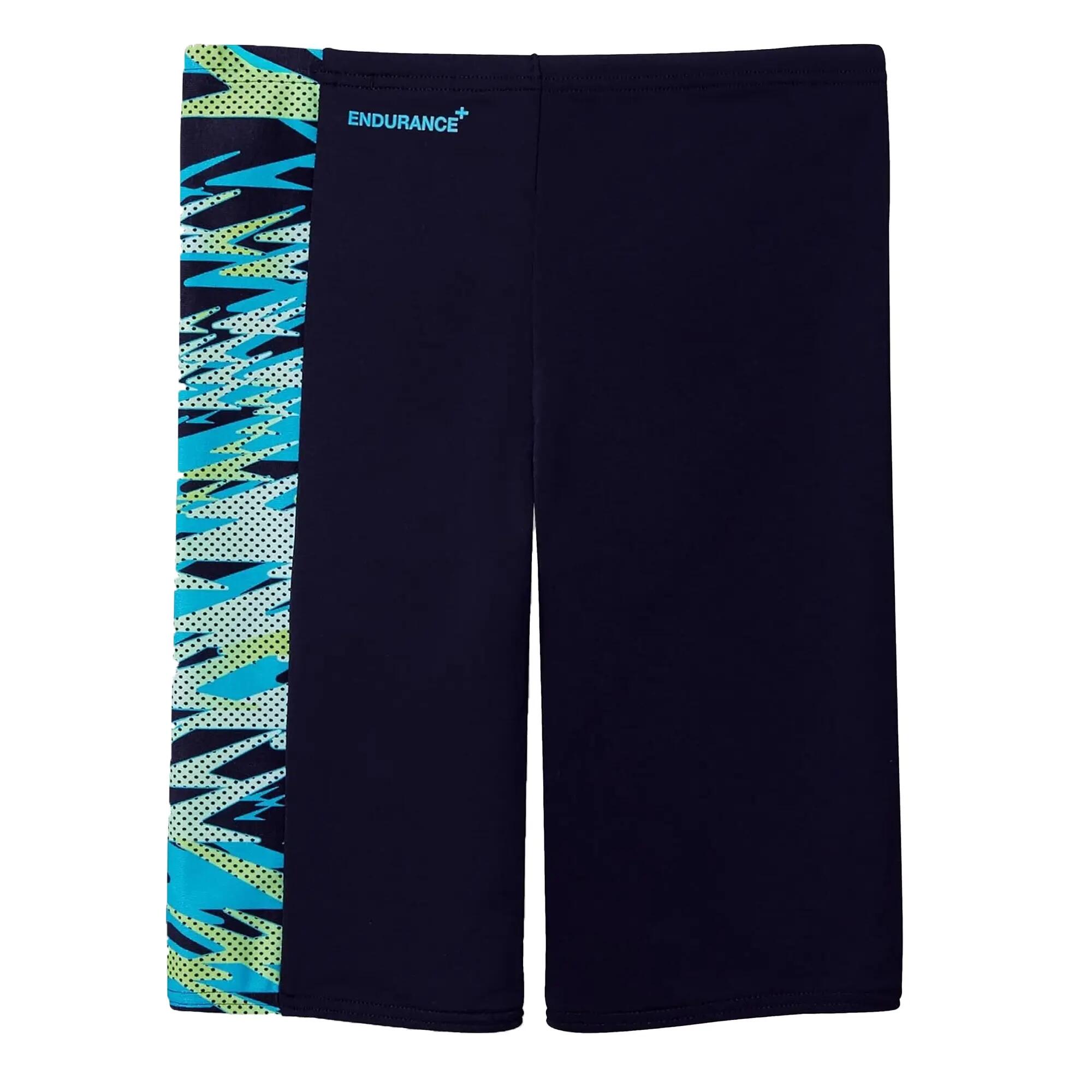 "Hyperboom" JammerShorts für Jungen Schwarz/Blau 2/3