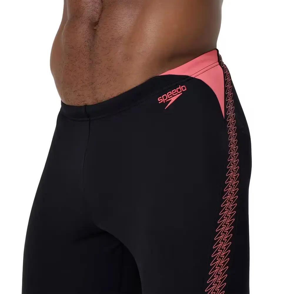 "Hyperboom Placement" JammerShorts für Herren Schwarz/Pink 4/7