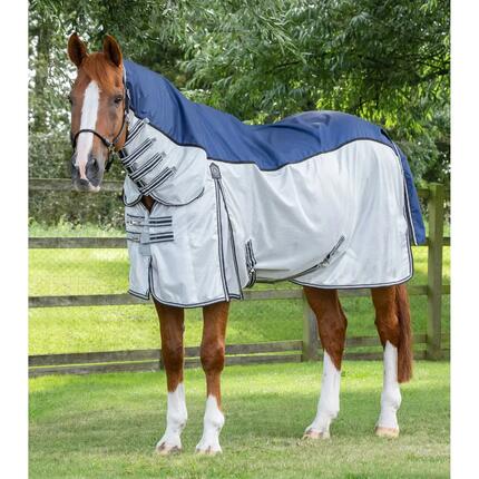 Couverture anti-mouches pour cheval avec sursangles Premier Equine ShowerTex 0 g