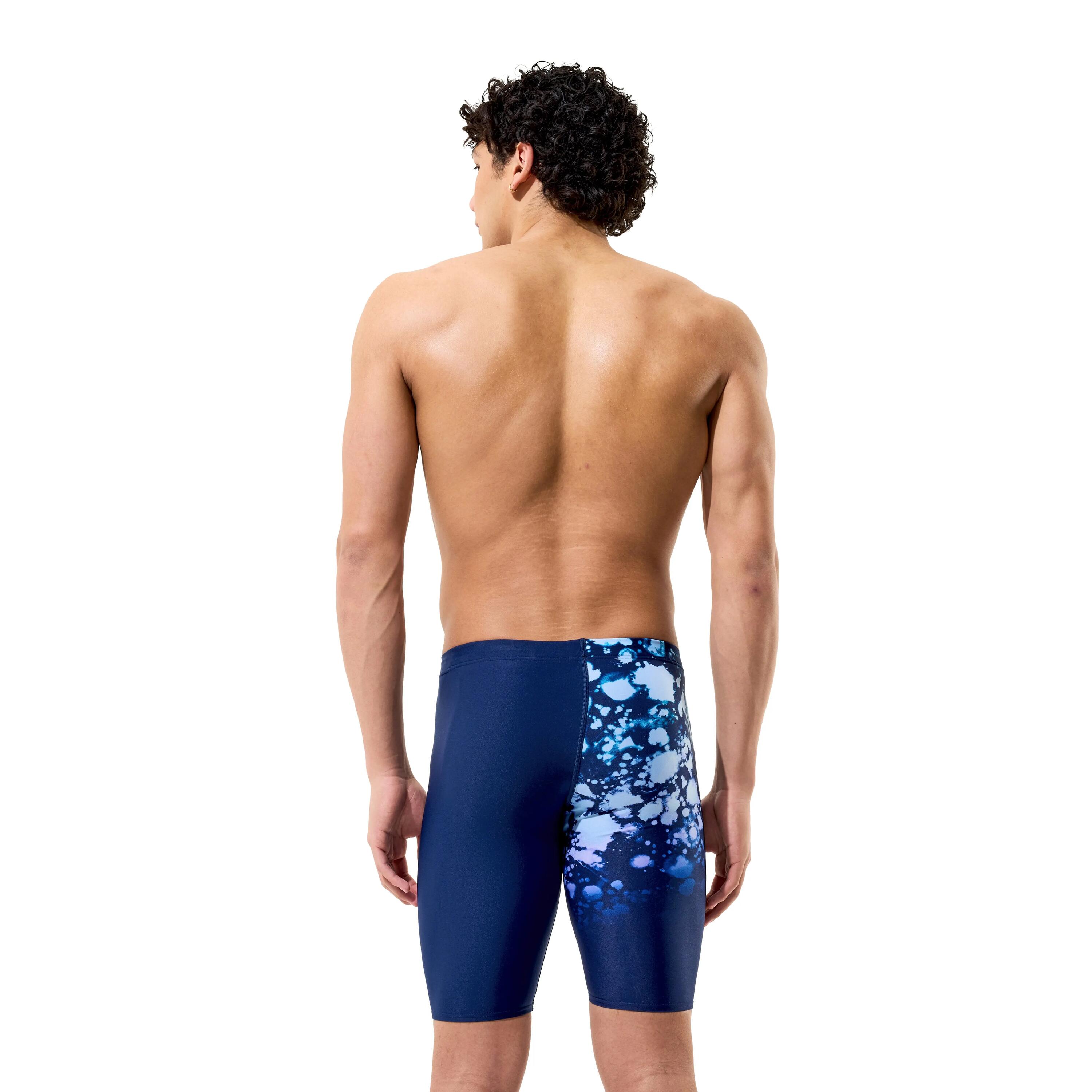 Jammer Speedo Placement Printed Chiarore lunare Fumo-Blu navy 2/6
