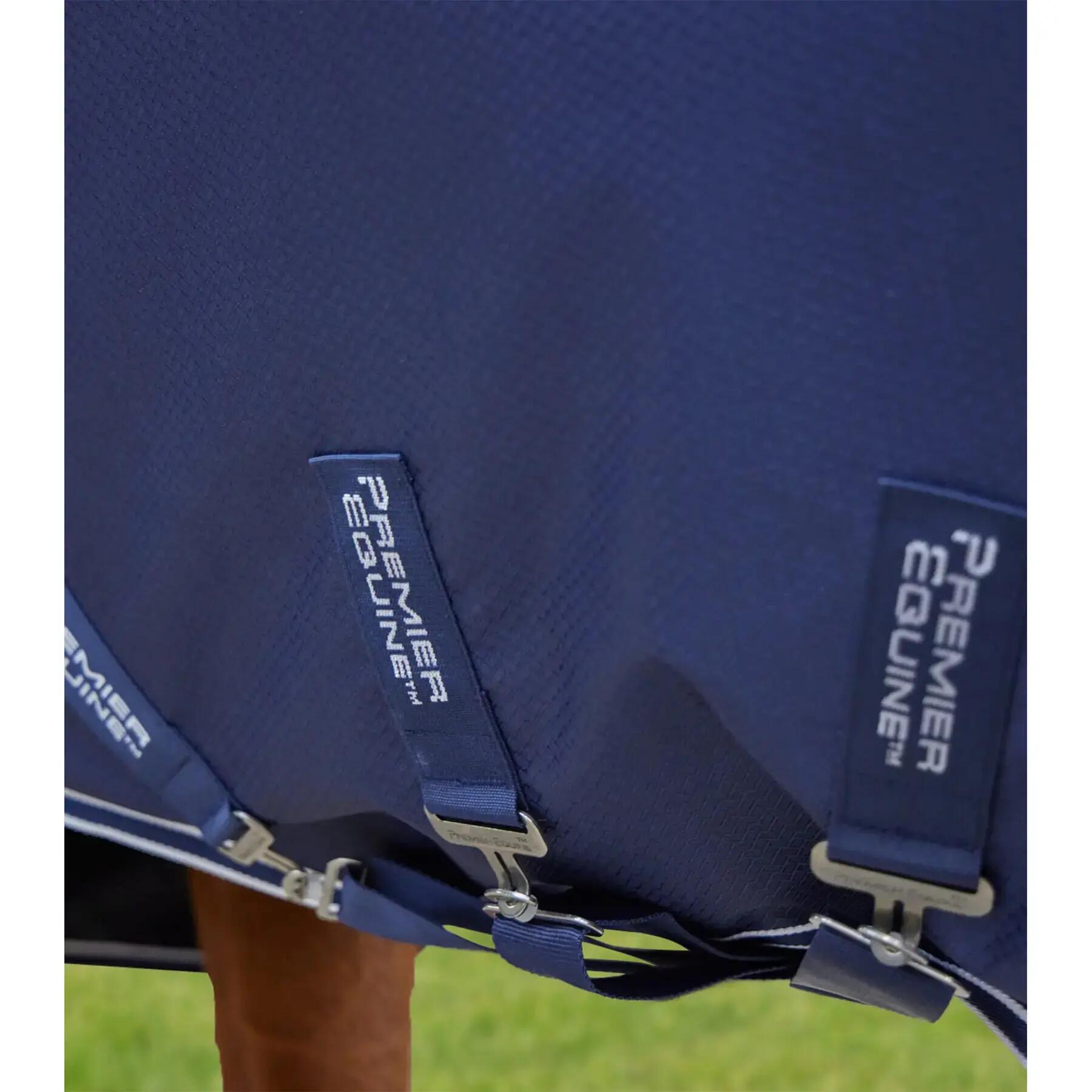 Coperta da paddock per cavalli con copricollo Premier Equine Stratus 600D Series 5/6