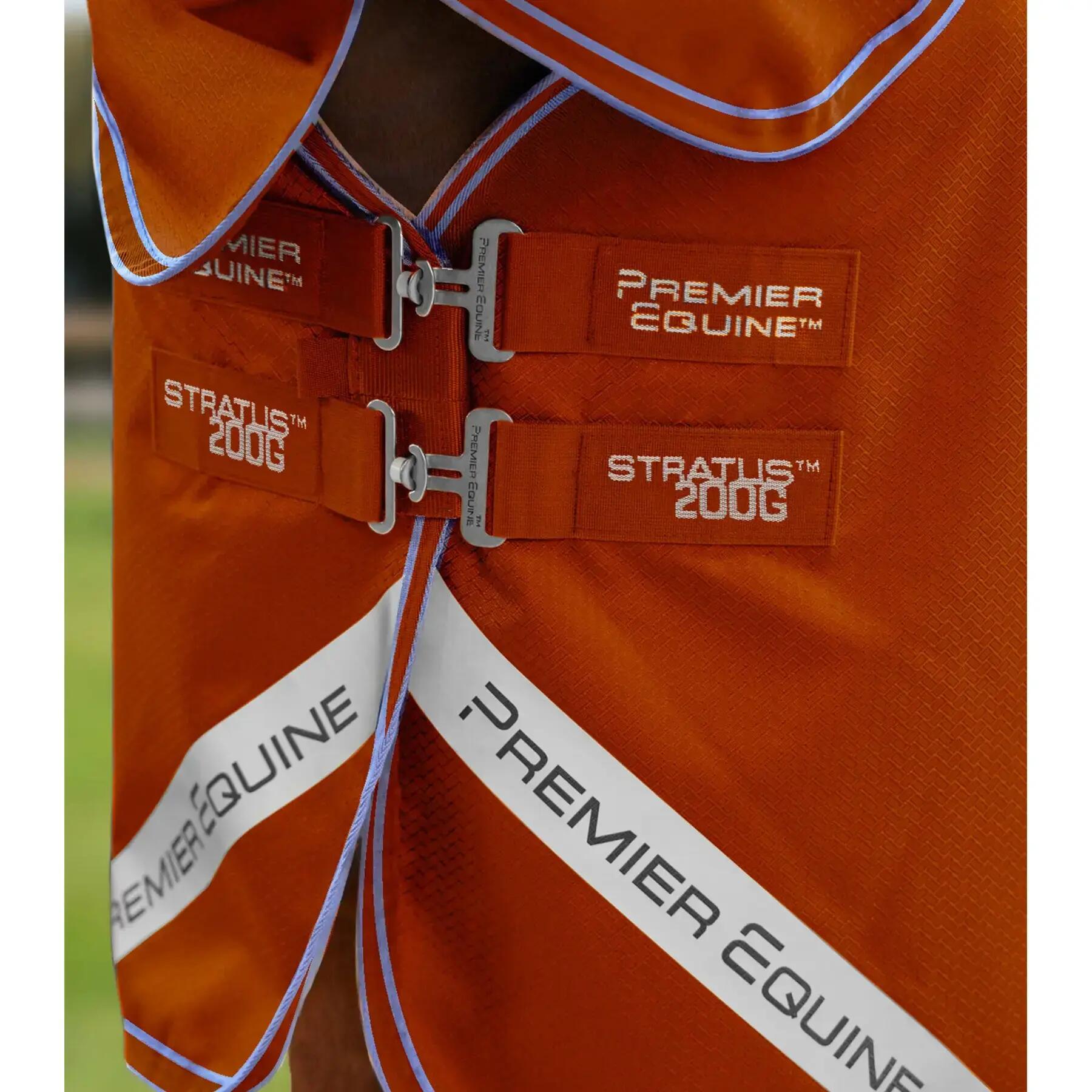 Couverture d'extérieur pour cheval avec couvre-cou Premier Equine Stratus 600D S 4/6