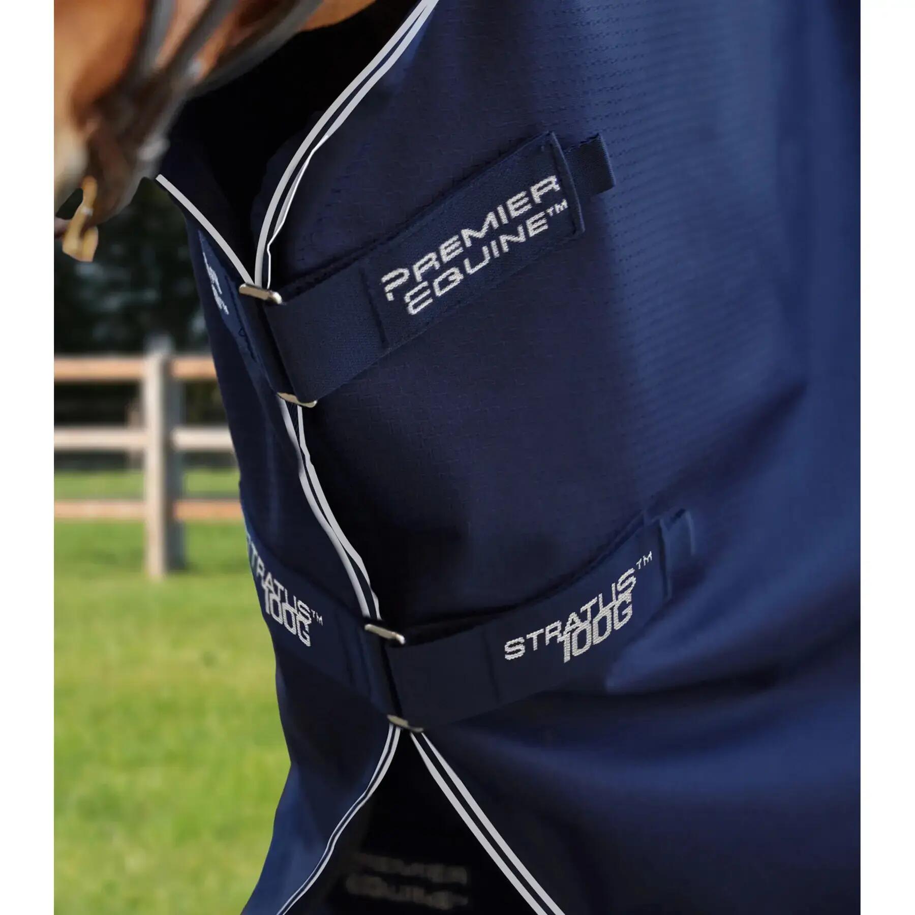 Coperta da paddock per cavalli con copricollo Premier Equine Stratus 600D Series 2/6