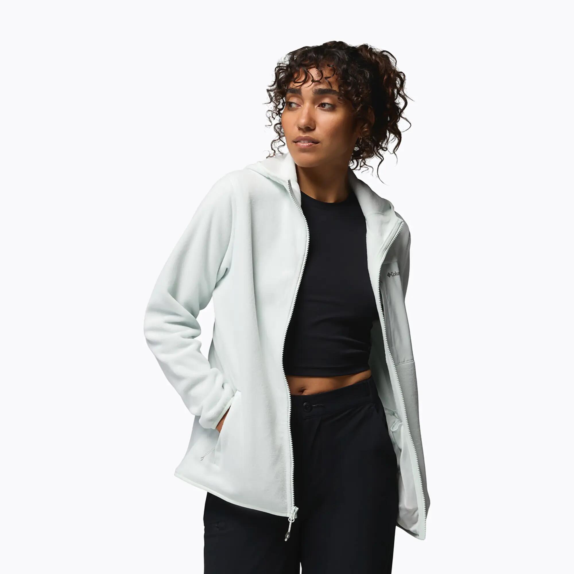Sudadera de forro polar para mujer Columbia Pacific Arch 200 Hooded Full Zip 4/7