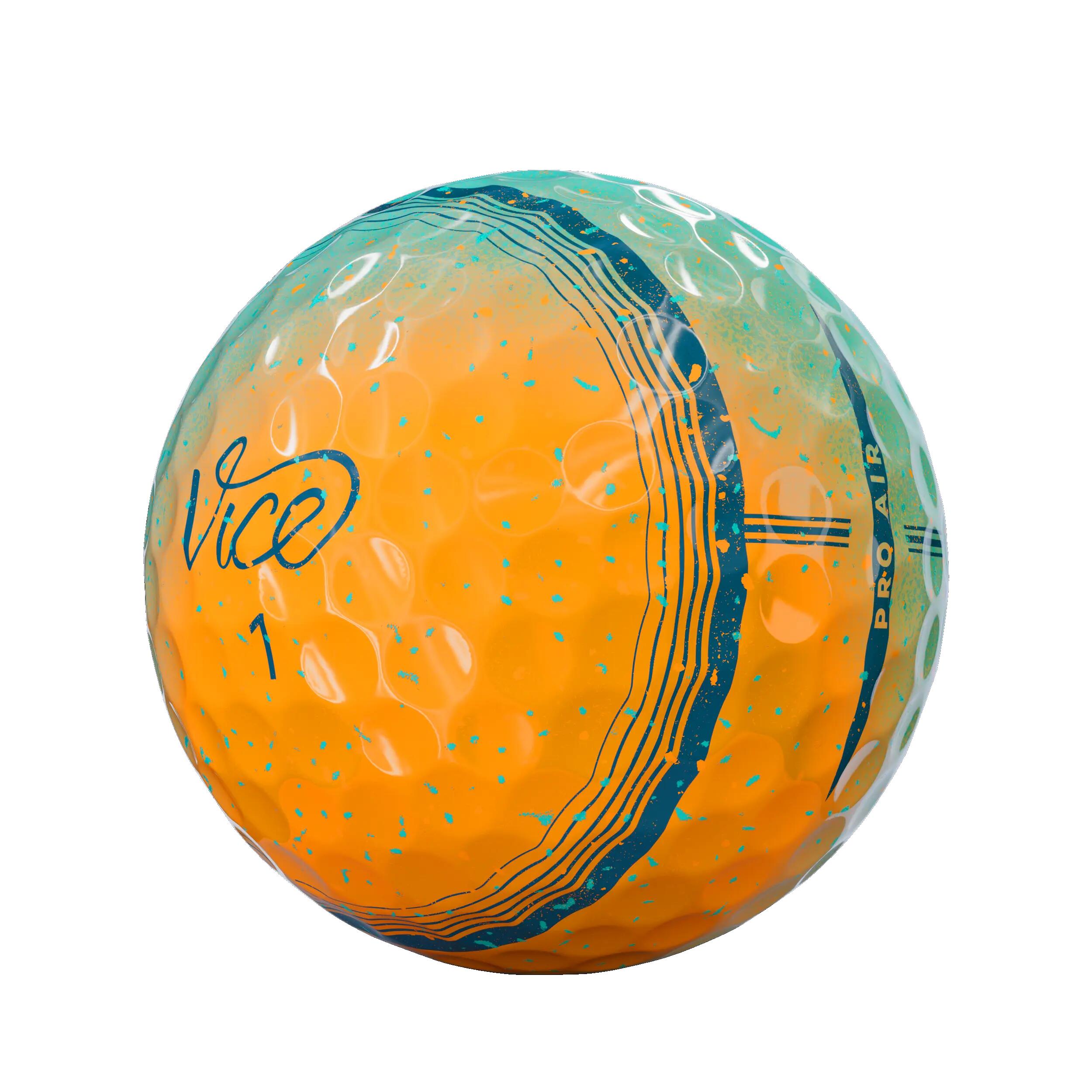Vice Pro Air Tracer 12x Balles de golf Neon Tide 5/7