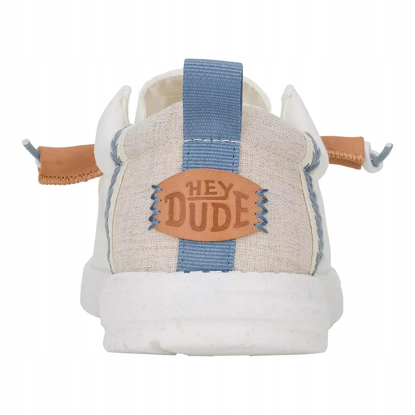 HeyDude Męskie Mokasyny Wally Summer Linen 4/6