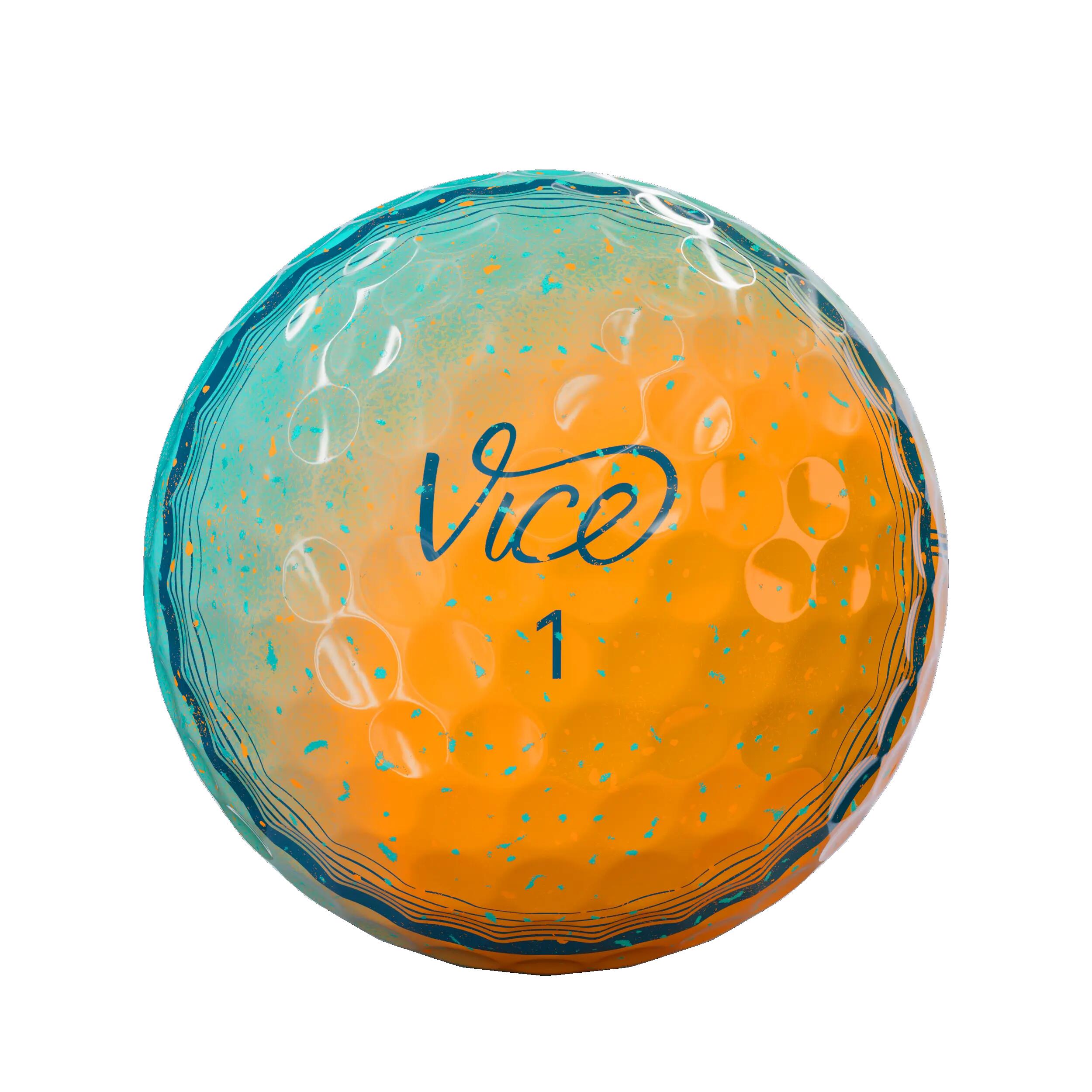 Vice Pro Air Tracer 12x Balles de golf Neon Tide 3/7