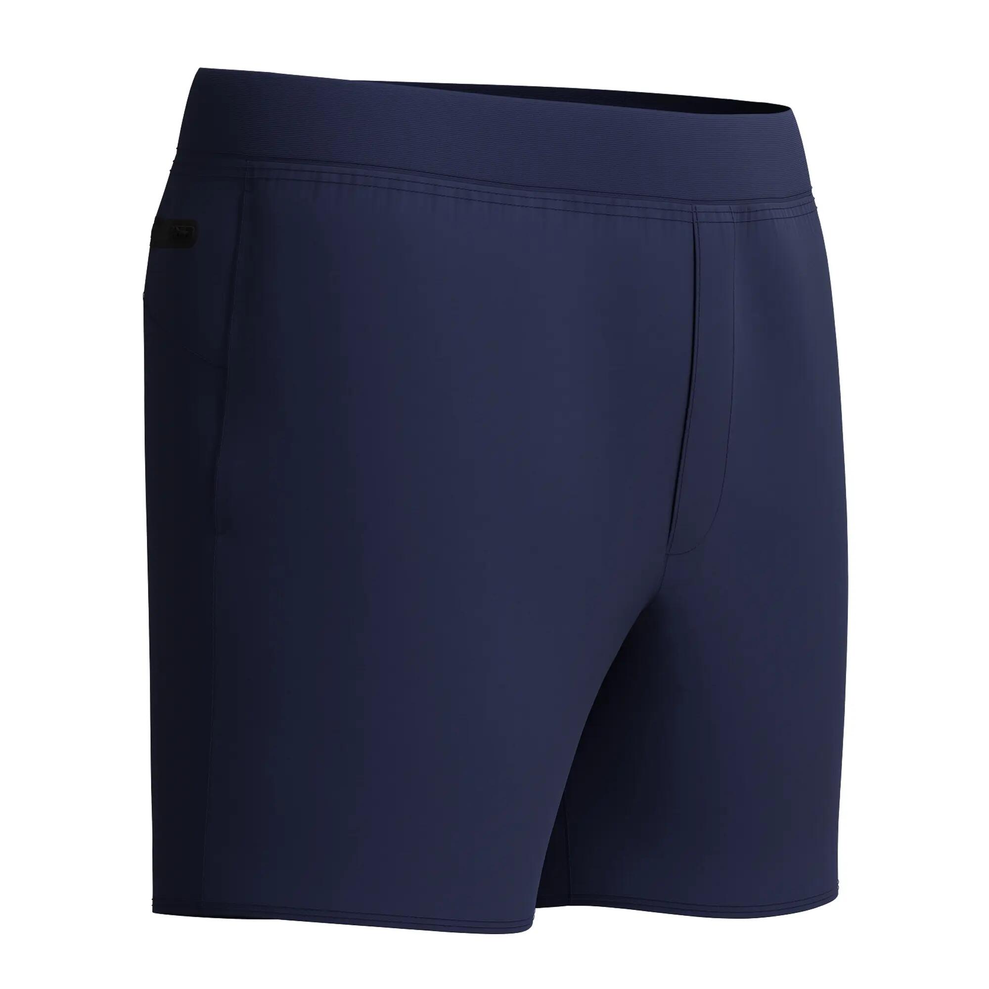 Short De Bain Uni LOOKOUT VOLLEY Homme (Bleu Marine) 5/6