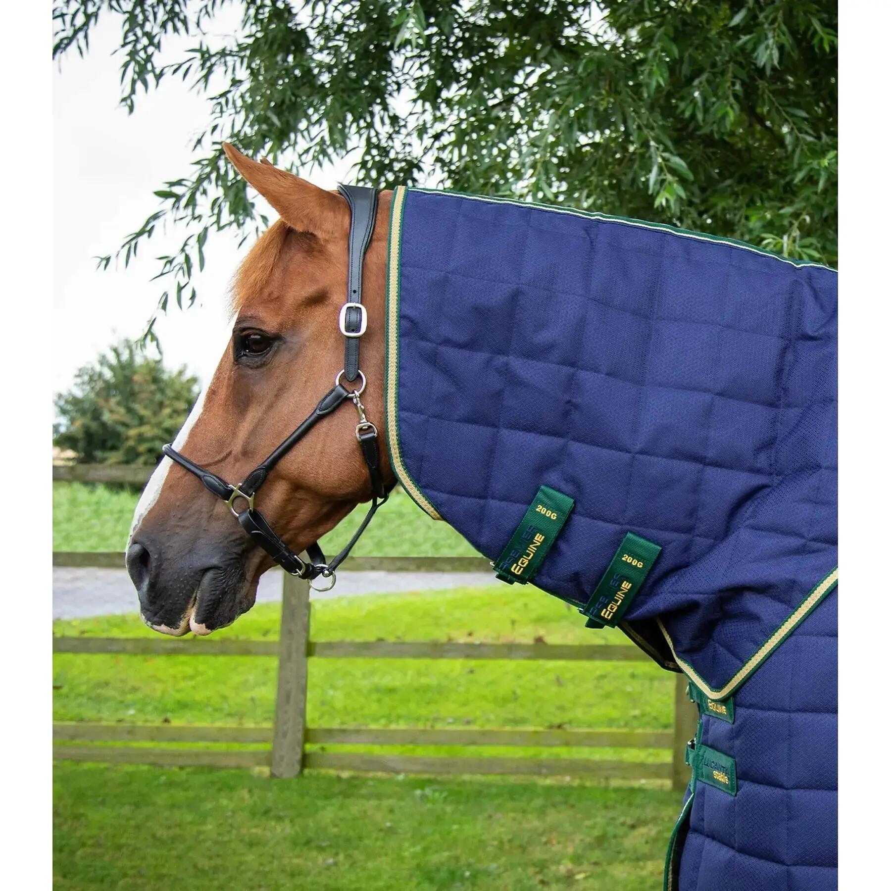 Coperta da scuderia per cavalli con copricollo Premier Equine Lucanta 450 g 2/2