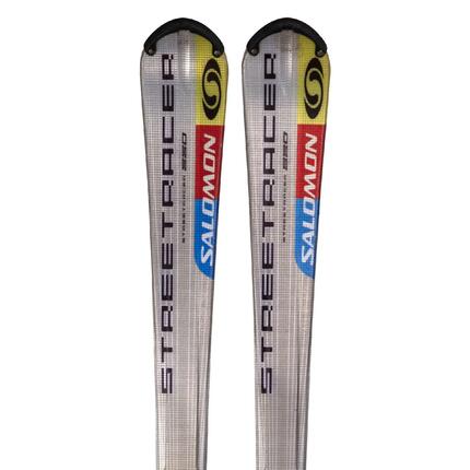 TWEEDEHANDS - Gebruikte Salomon Streetracer 600 Ski + Bindingen
