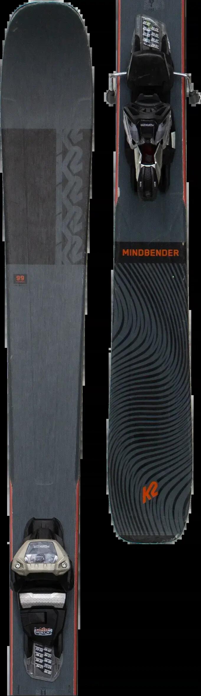 Használt síléc kötéssel - K2 Mindbender 99Ti Freeride 177cm 3/5