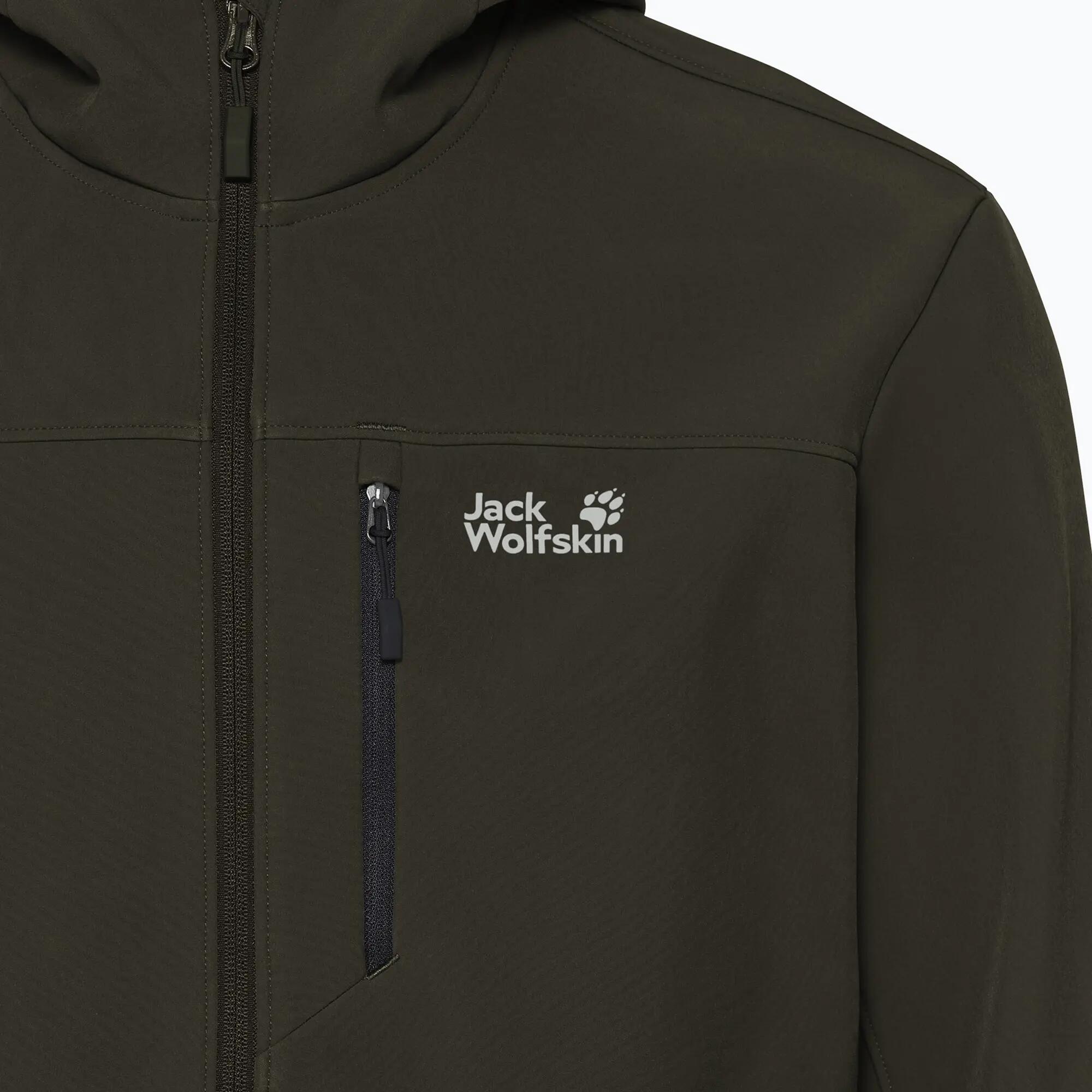 Jachetă bărbătească antivânt Jack Wolfskin Wild Winds Hooded 6/7