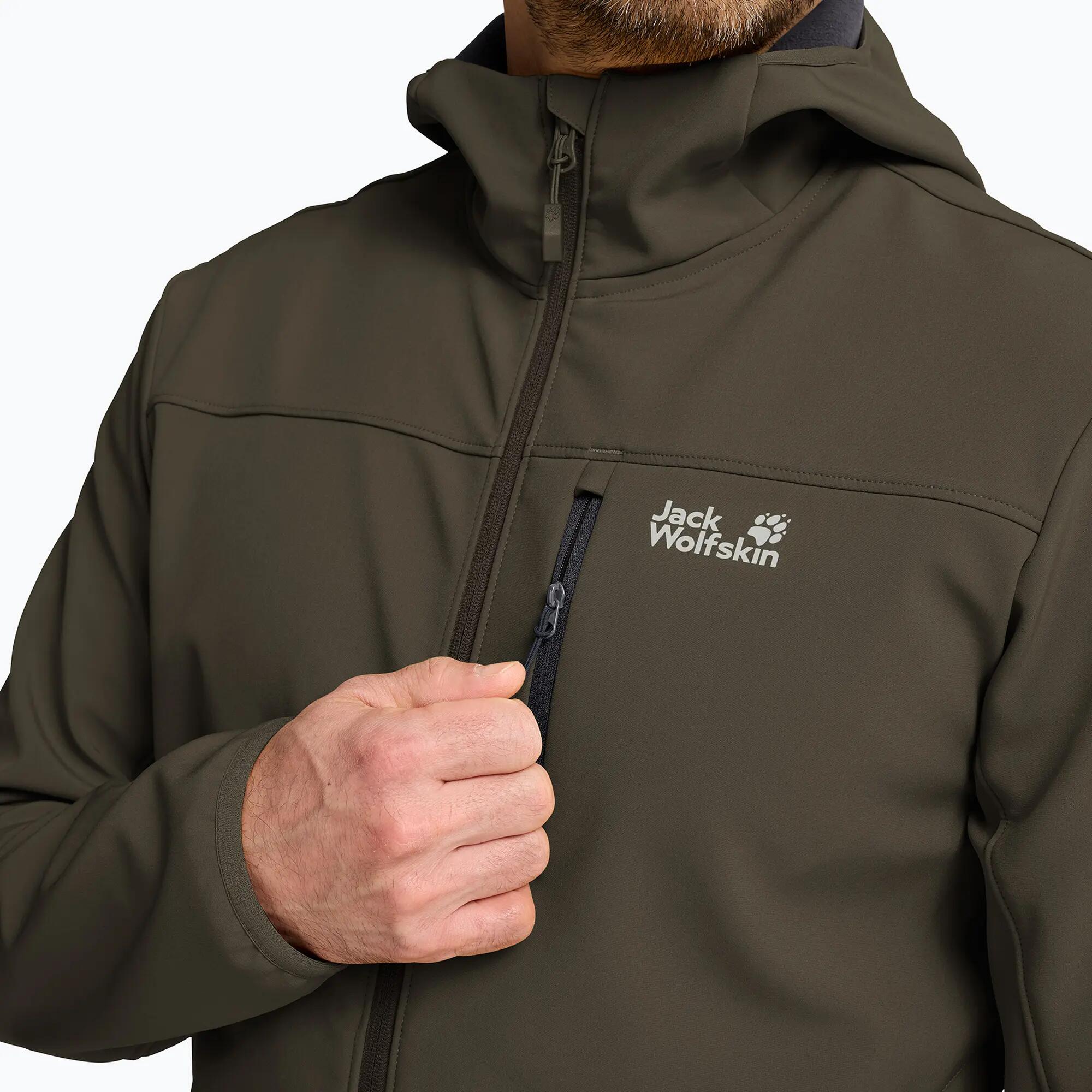 Jachetă bărbătească antivânt Jack Wolfskin Wild Winds Hooded 5/7