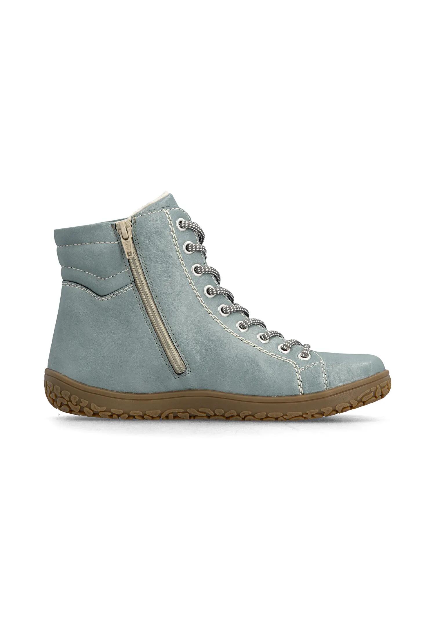 Rieker Damen Schnürstiefel Stiefelette 52304-52 warm gefüttert Extraweite H 3/5