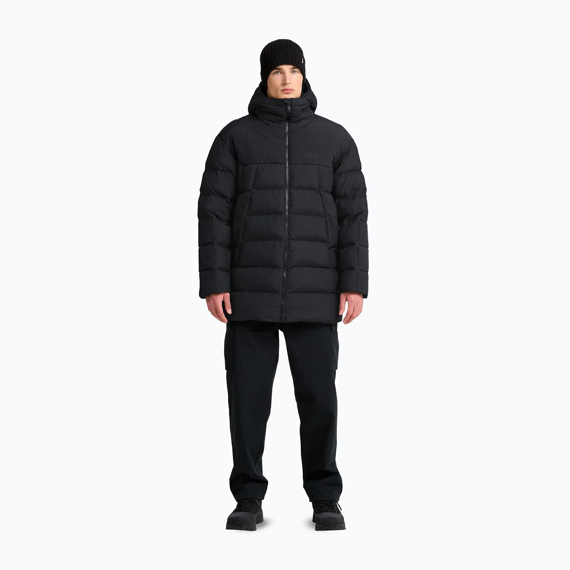Casaco masculino acolchoado Jack Wolfskin Icy Hollow Hooded 2/7