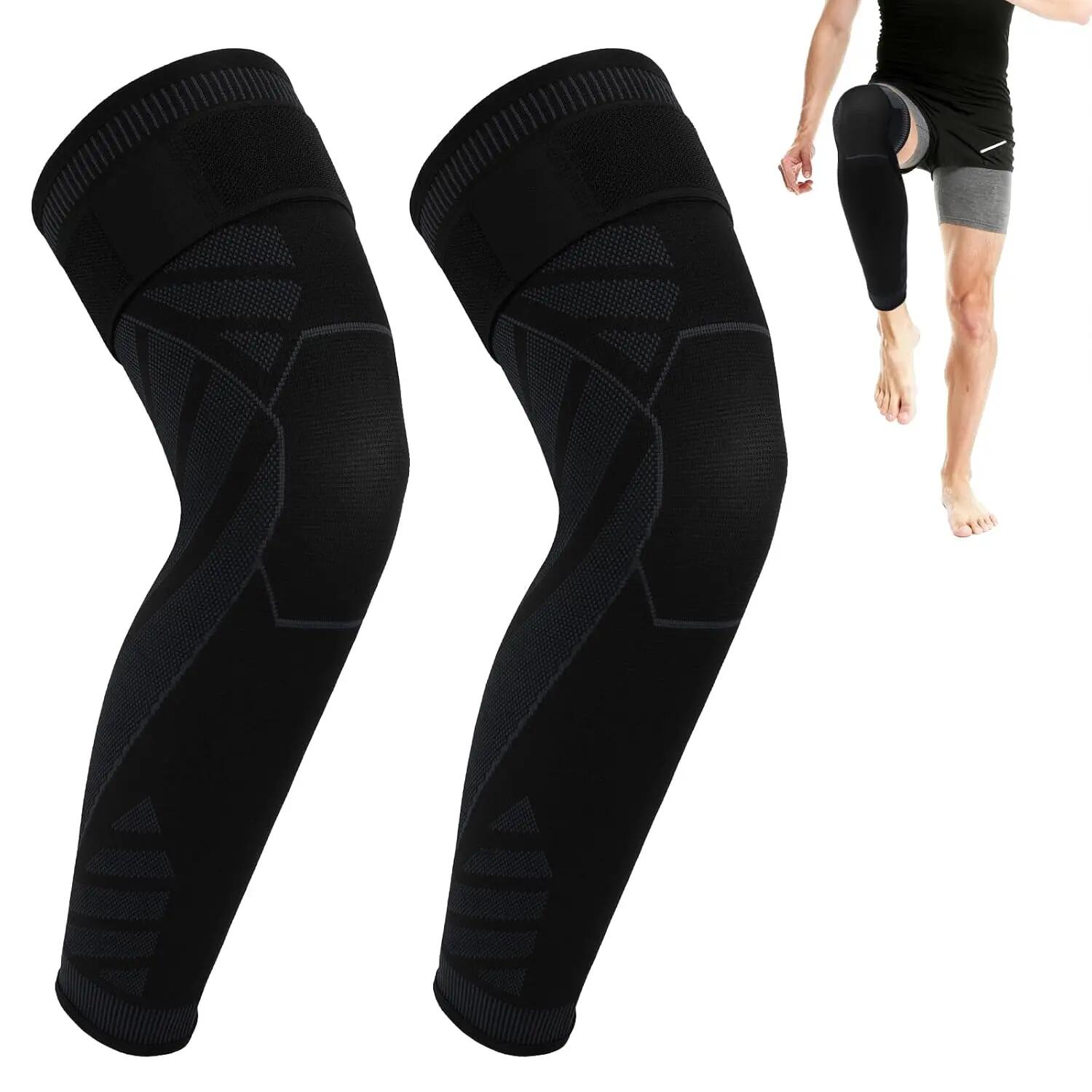 Genouillères de compression, lot de 2, genouillères de sport, genouillères ligam 8/8