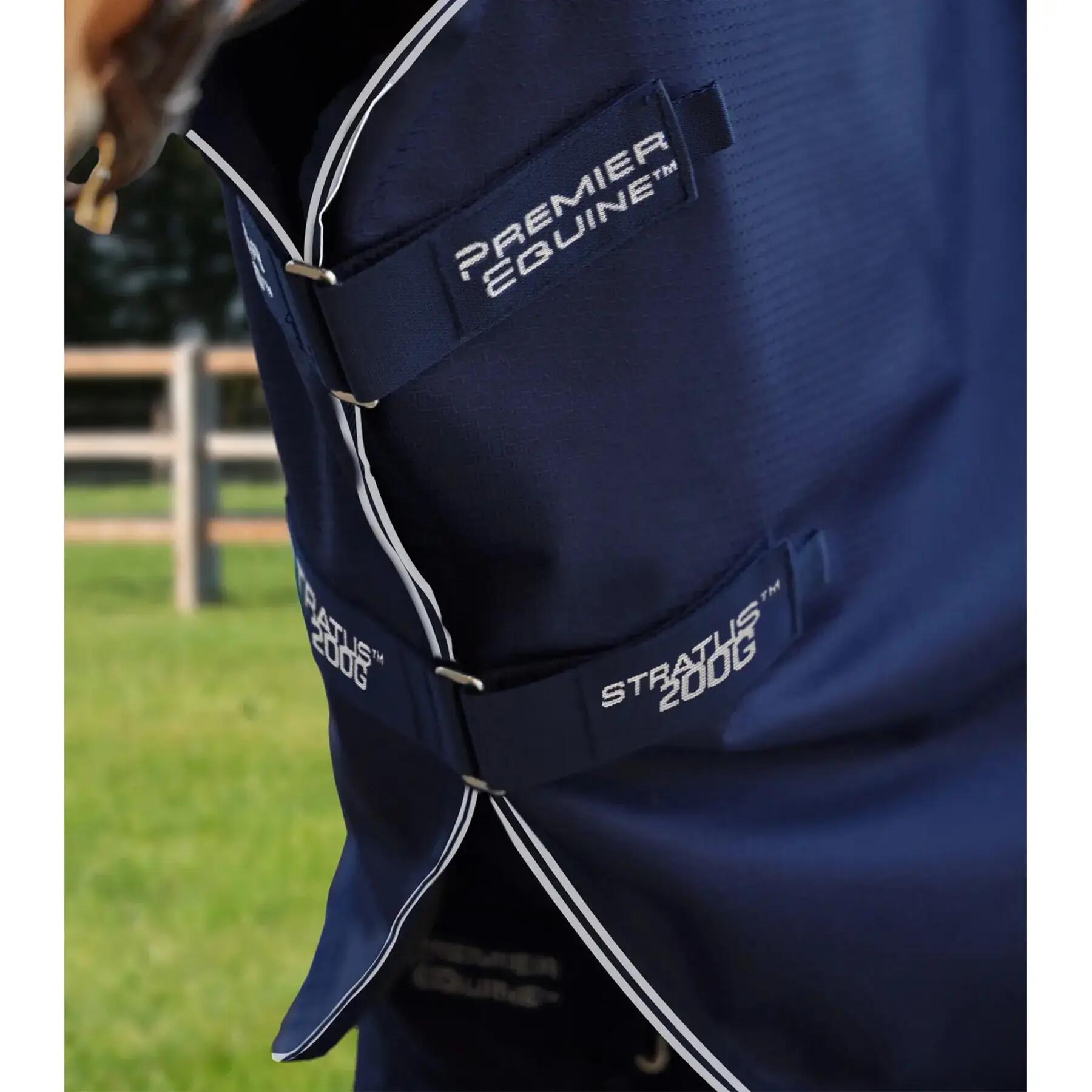 Coperta da paddock per cavalli con copricollo Premier Equine Stratus 600D Series 2/6