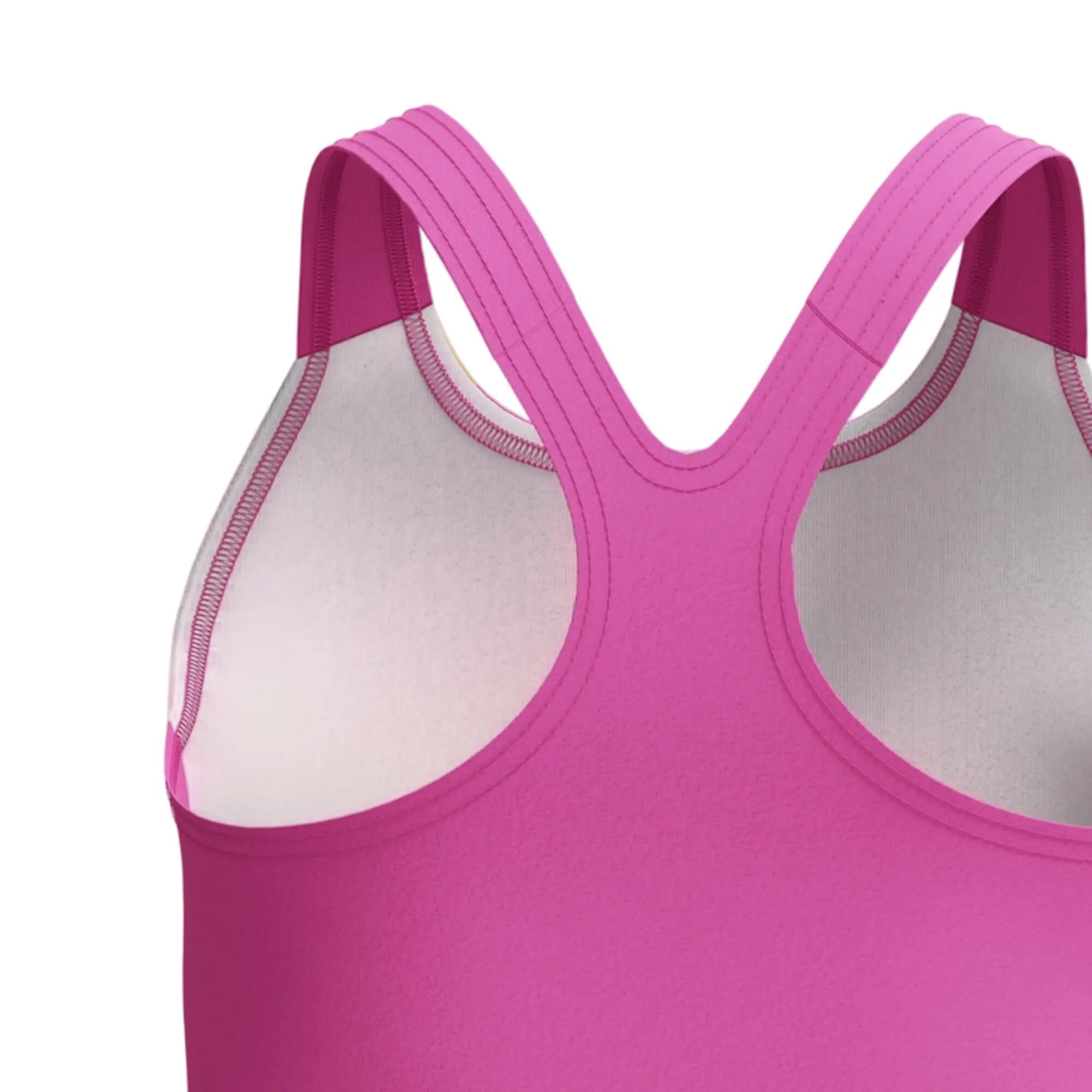 Maillot De Bain 1 Pièce Motif/style Floral Fille (Rose) 4/4